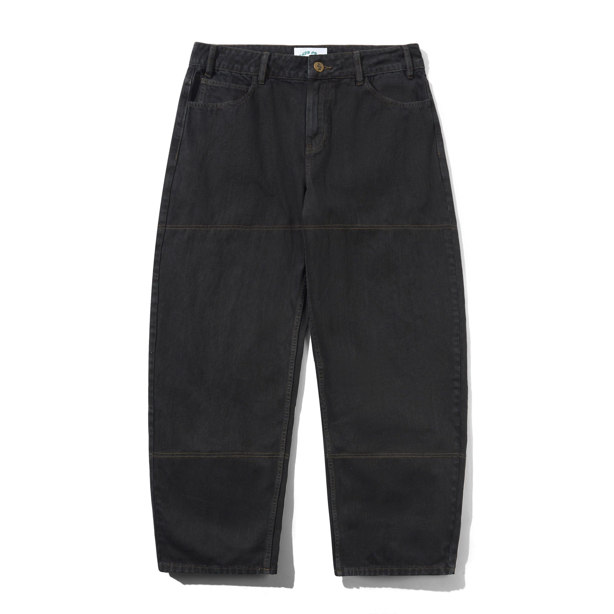 Aleka Denim Jeans, Flat Black
