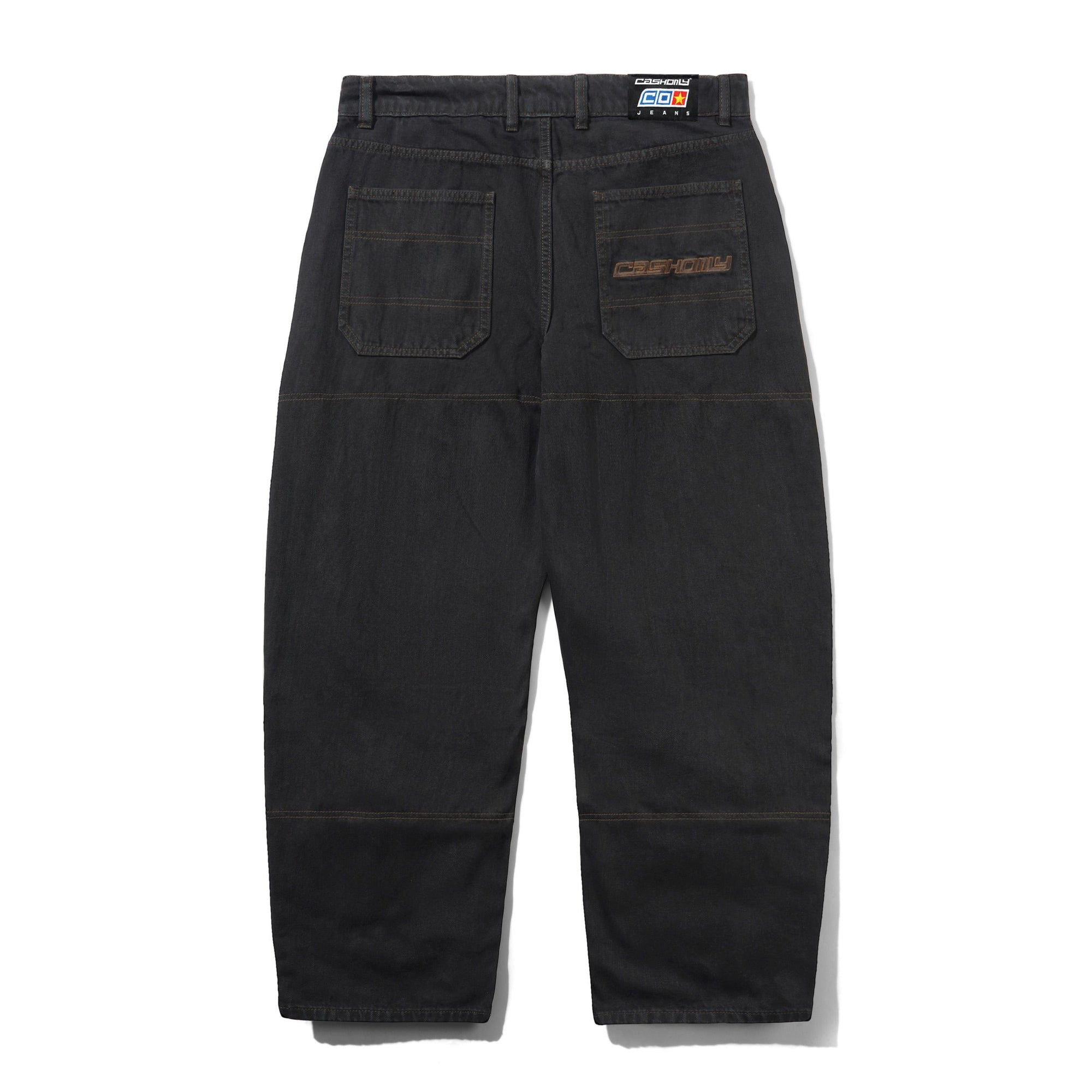 Aleka Denim Jeans, Flat Black