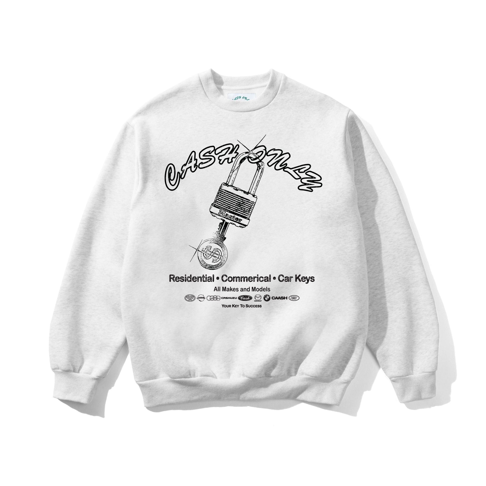 Locksmith Crewneck, Ash