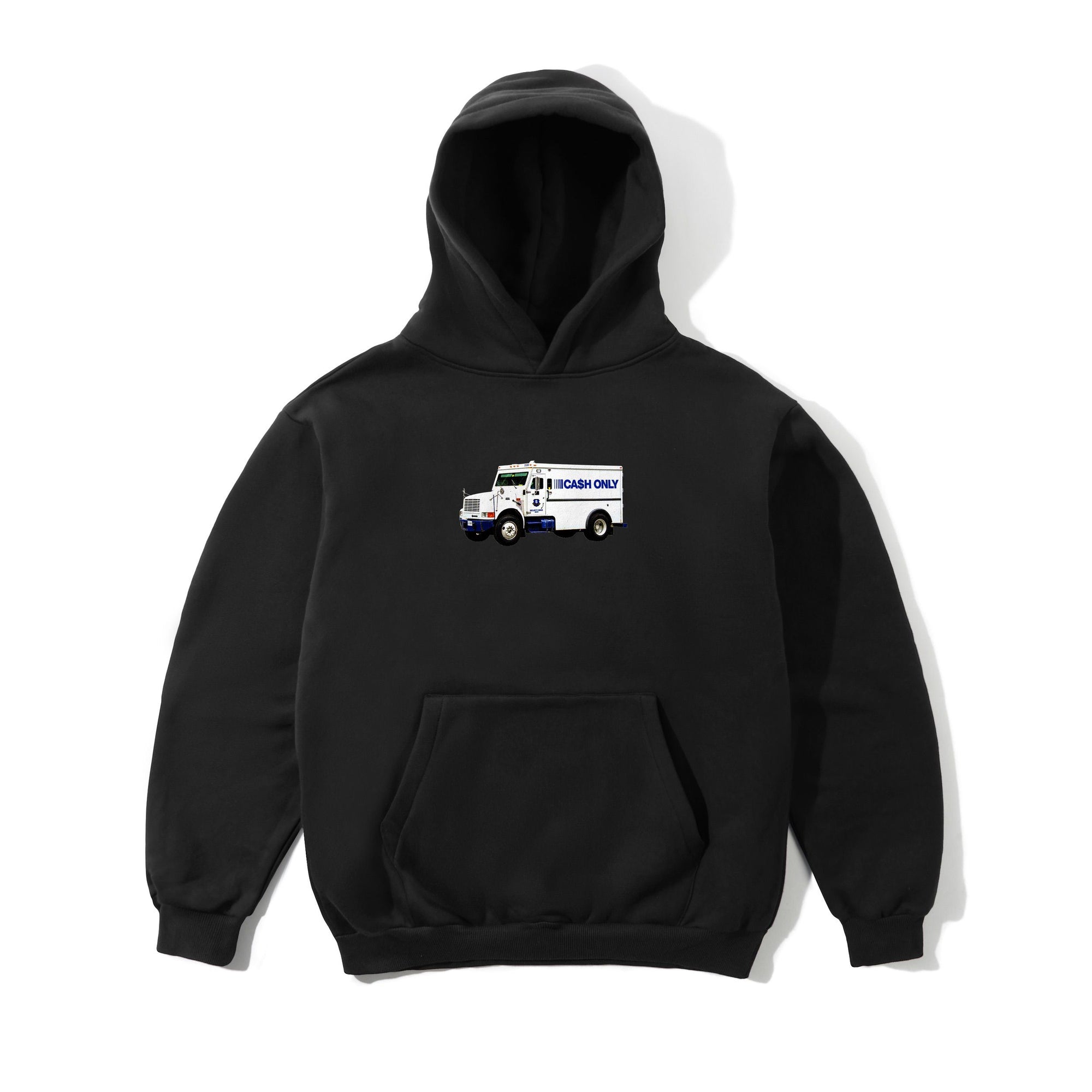 Money Truck Pullover Hood, Black