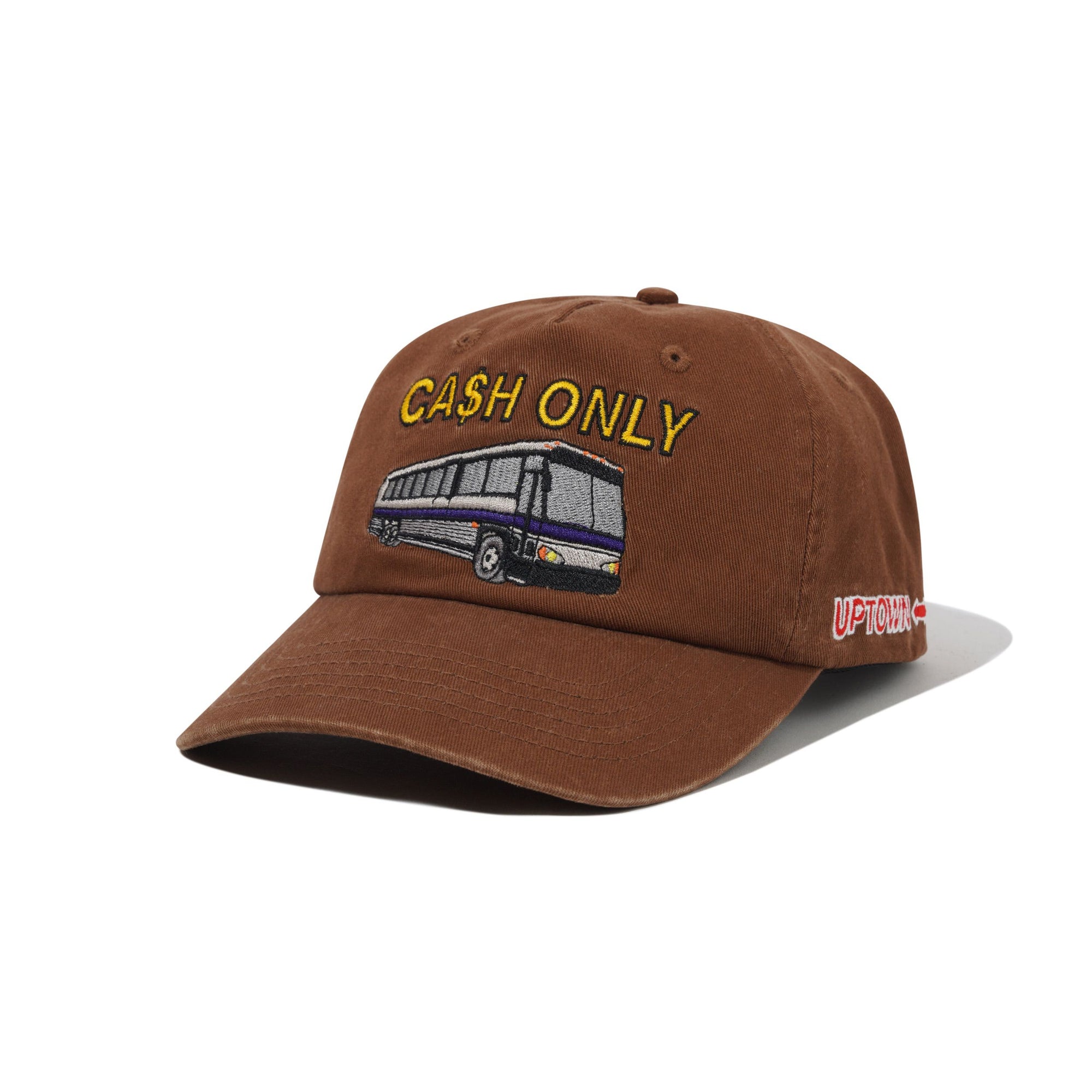 Transport 5 Panel Cap, Brown