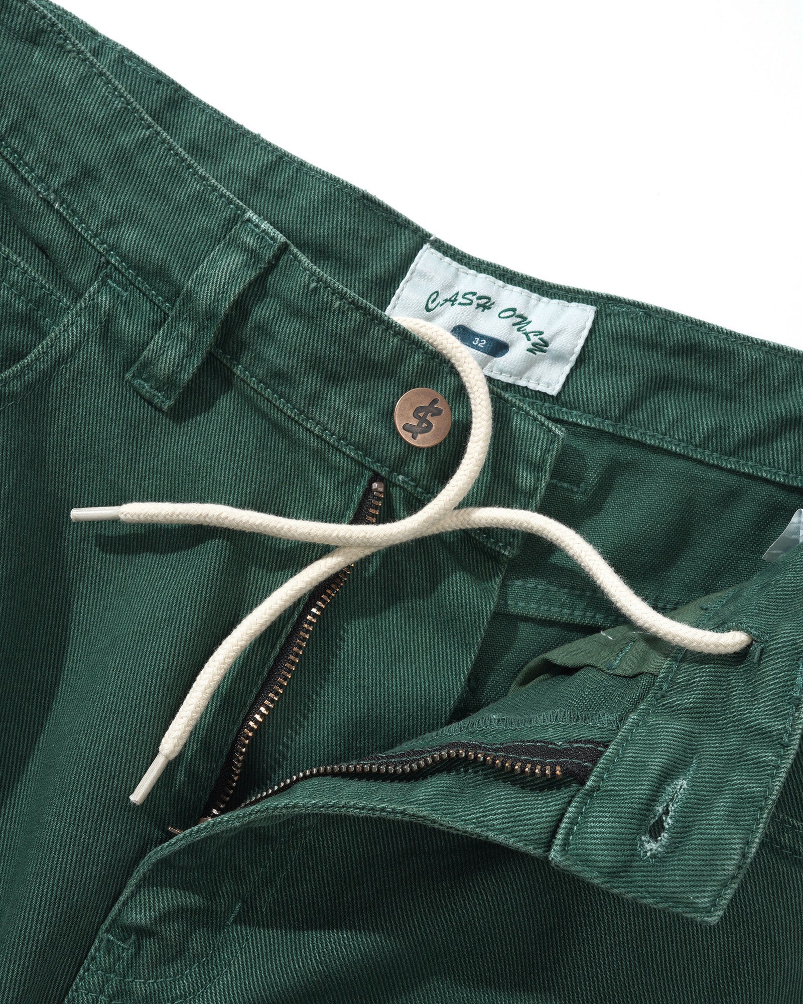 Aleka Cargo Jeans, Green  