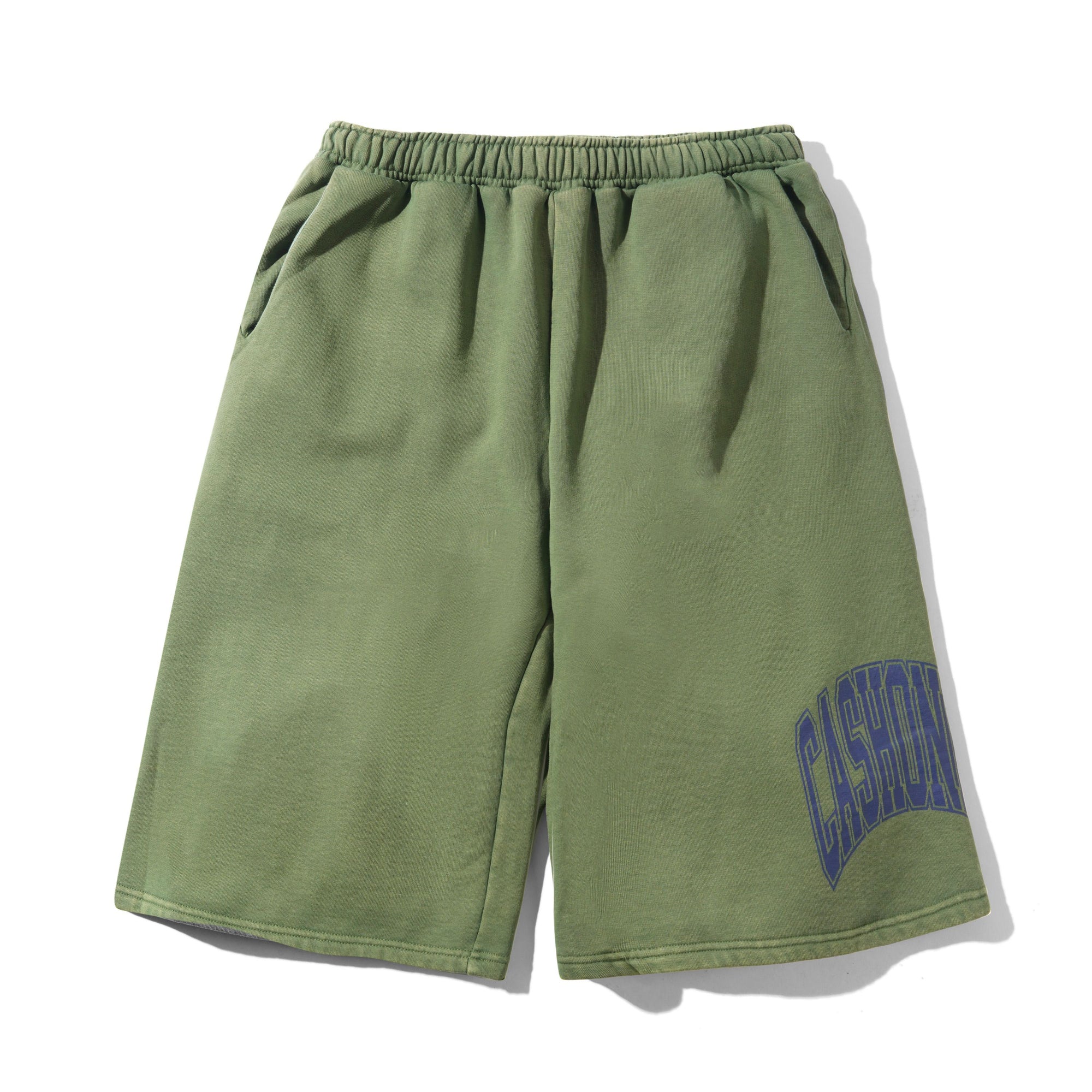 Bench Fleece Shorts, Washed Forest Green