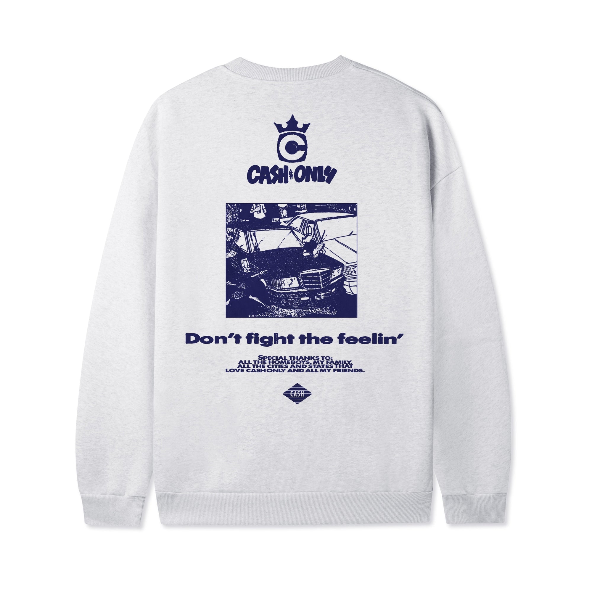 Boulevard Crewneck, Ash