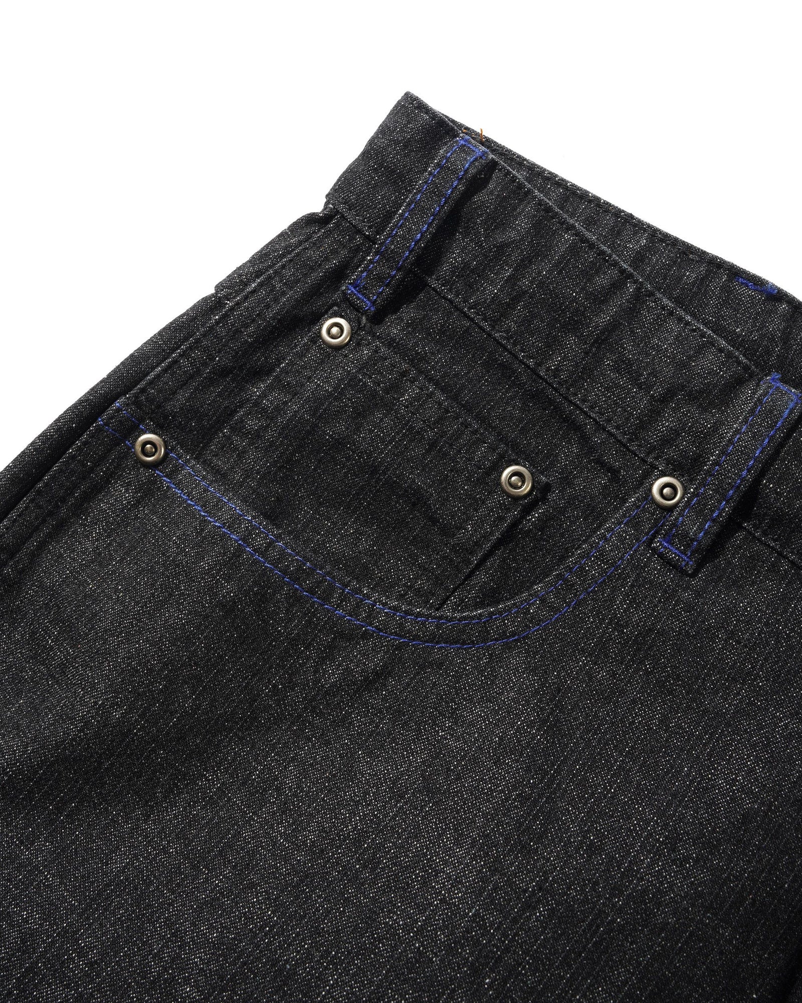 Break Denim Jeans, Streaky Black