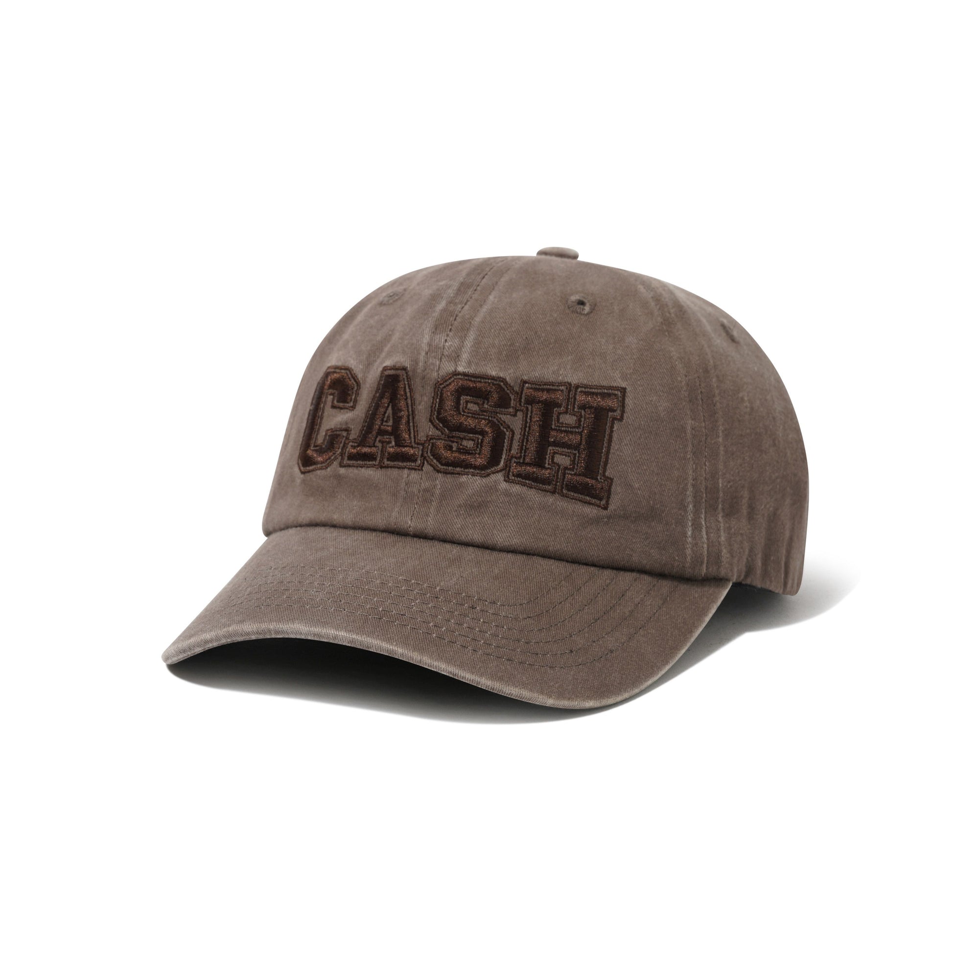 Campus 6 Panel Cap, Washed Brown