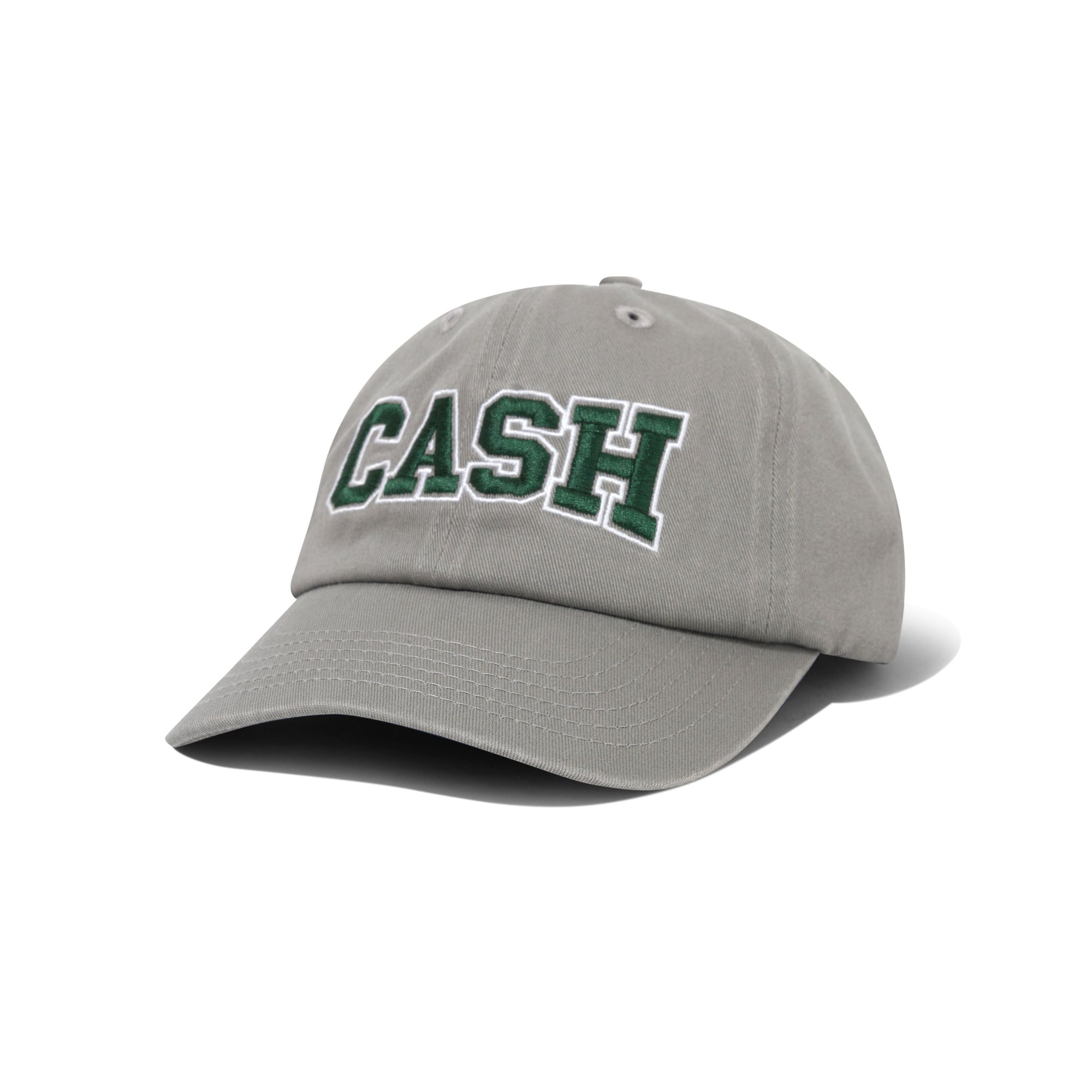 Campus 6 Panel Cap, Washed Grey