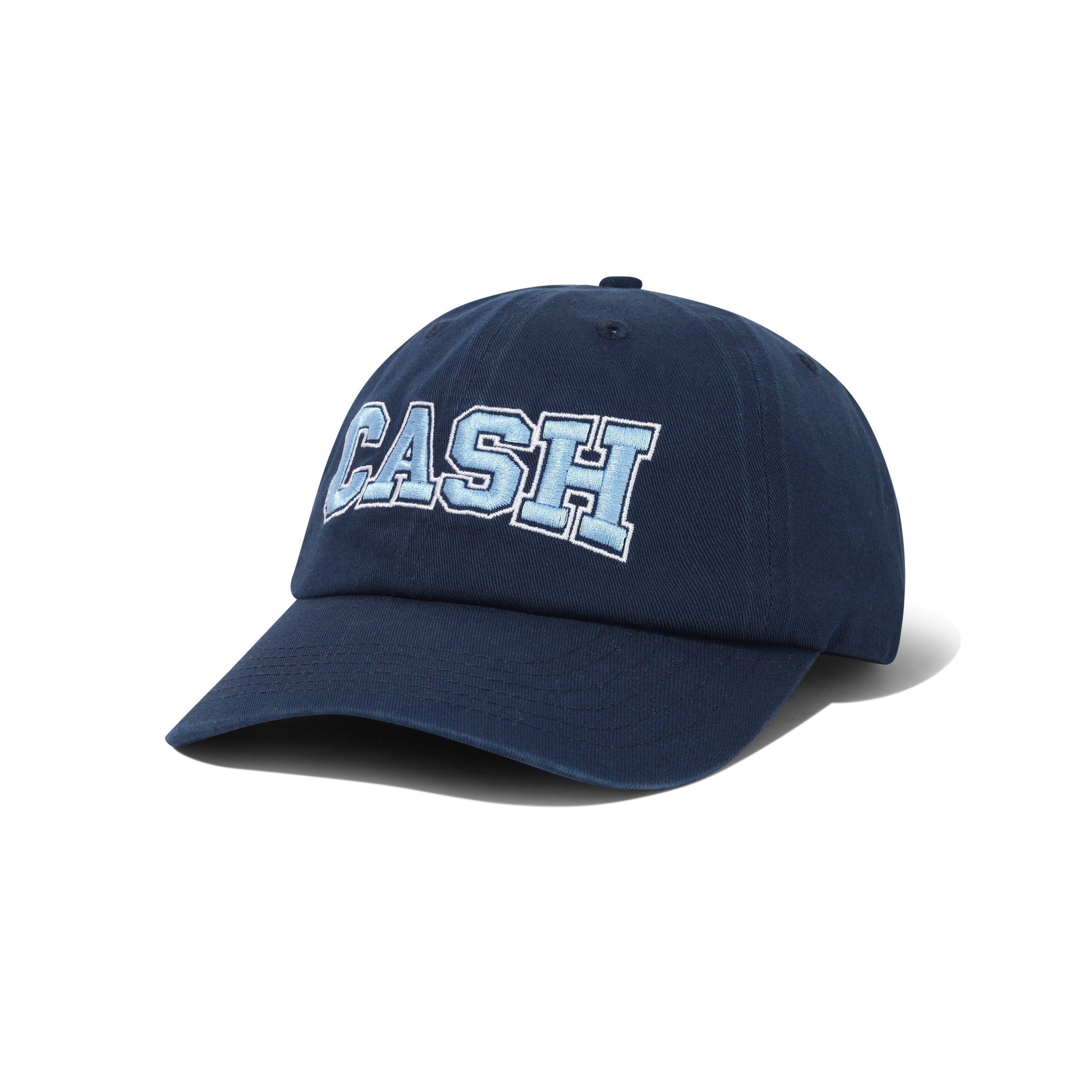 Campus 6 Panel Cap, Washed Navy