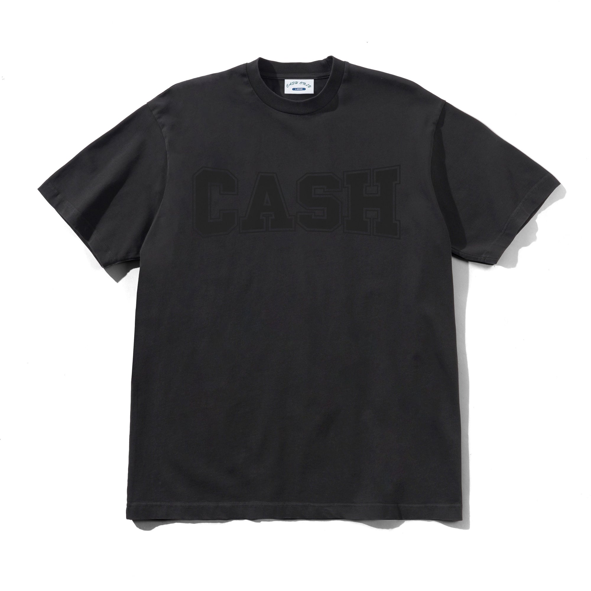 Campus Tee, Washed Black