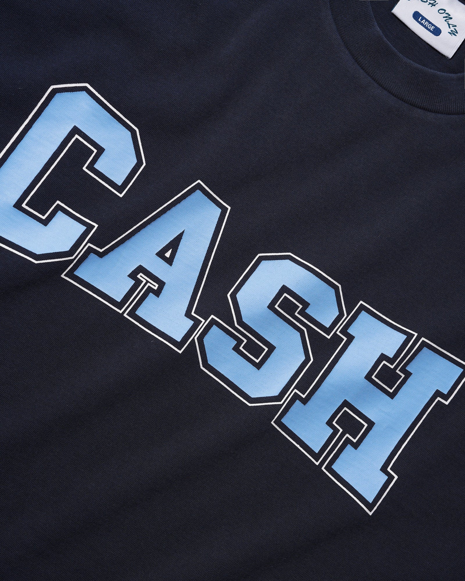 Campus Tee, Washed Navy