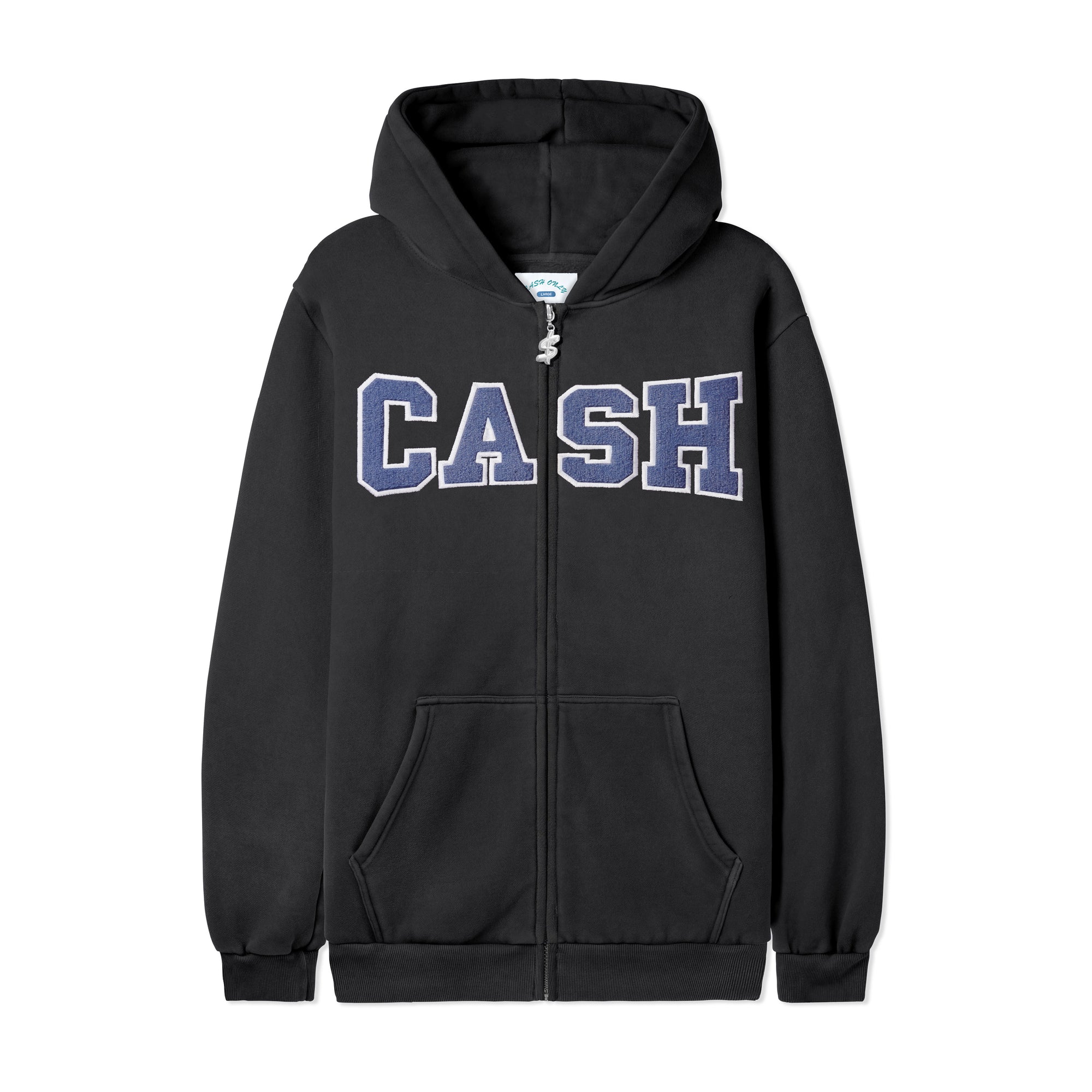 Campus Zip-Thru Hood, Black