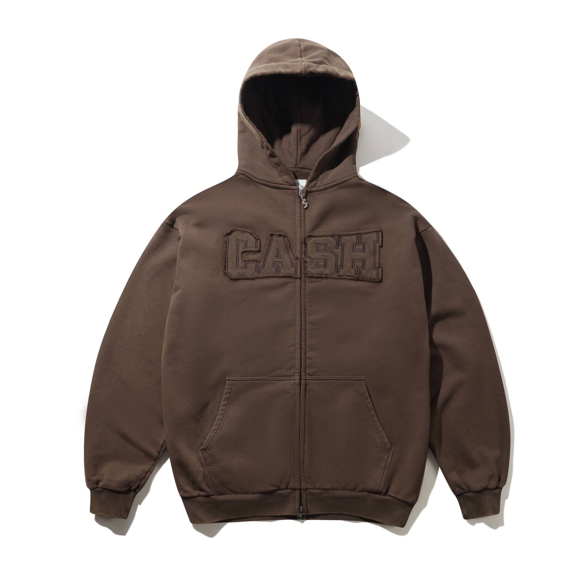 Campus Zip-Thru Hood, Washed Brown