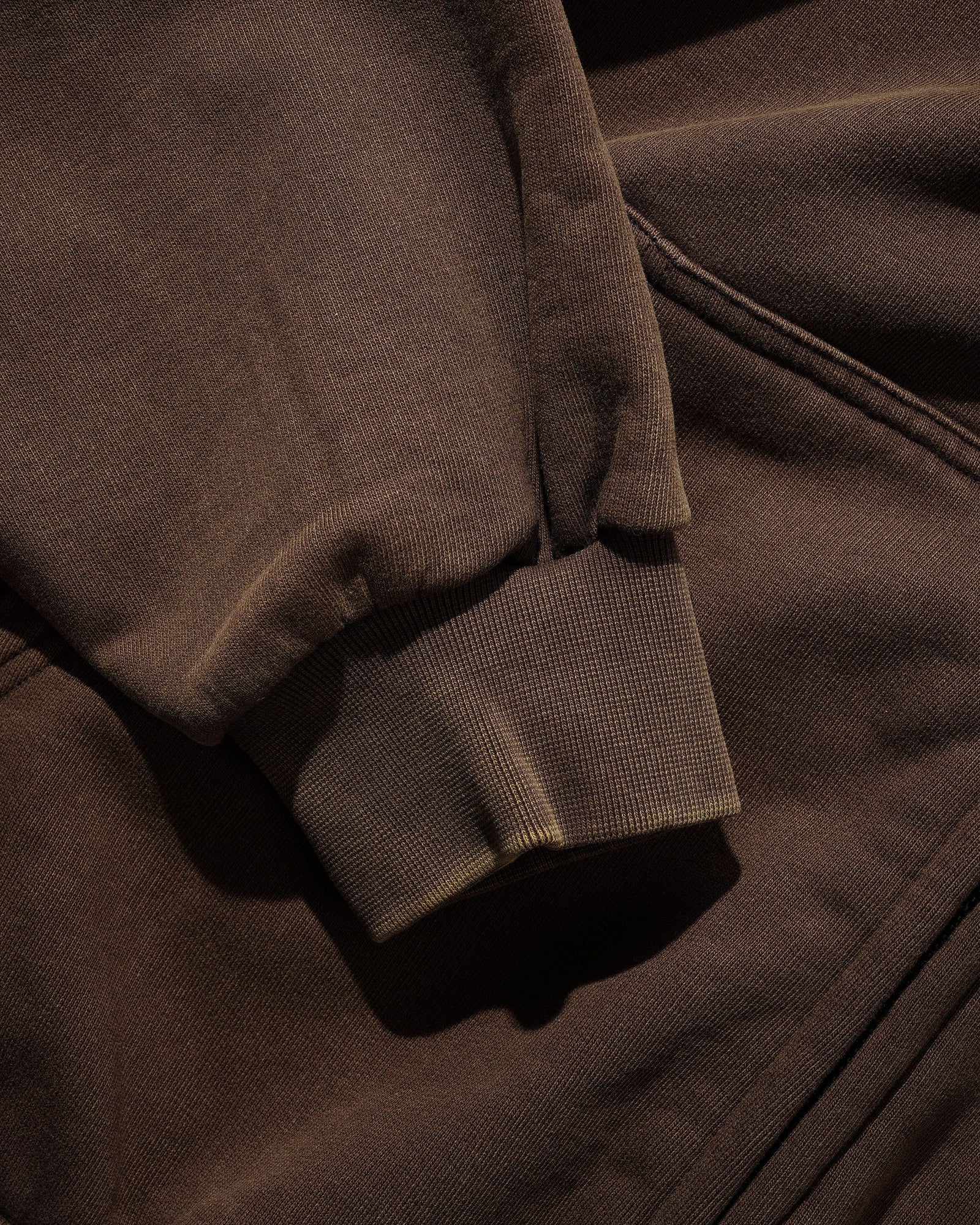 Campus Zip-Thru Hood, Washed Brown