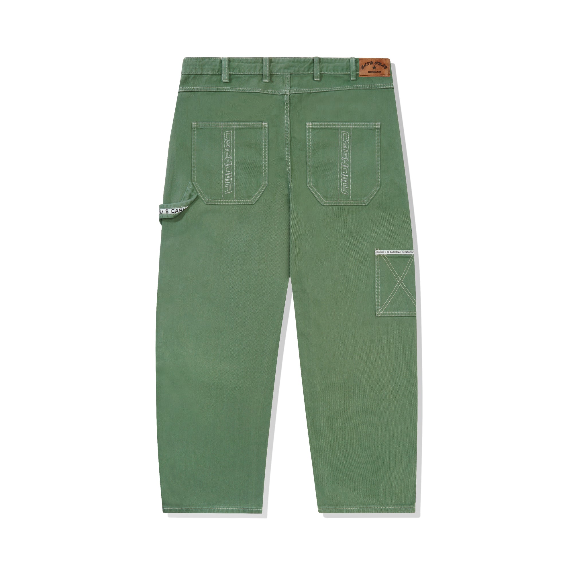 Carpenter Baggy Denim Jeans, Army