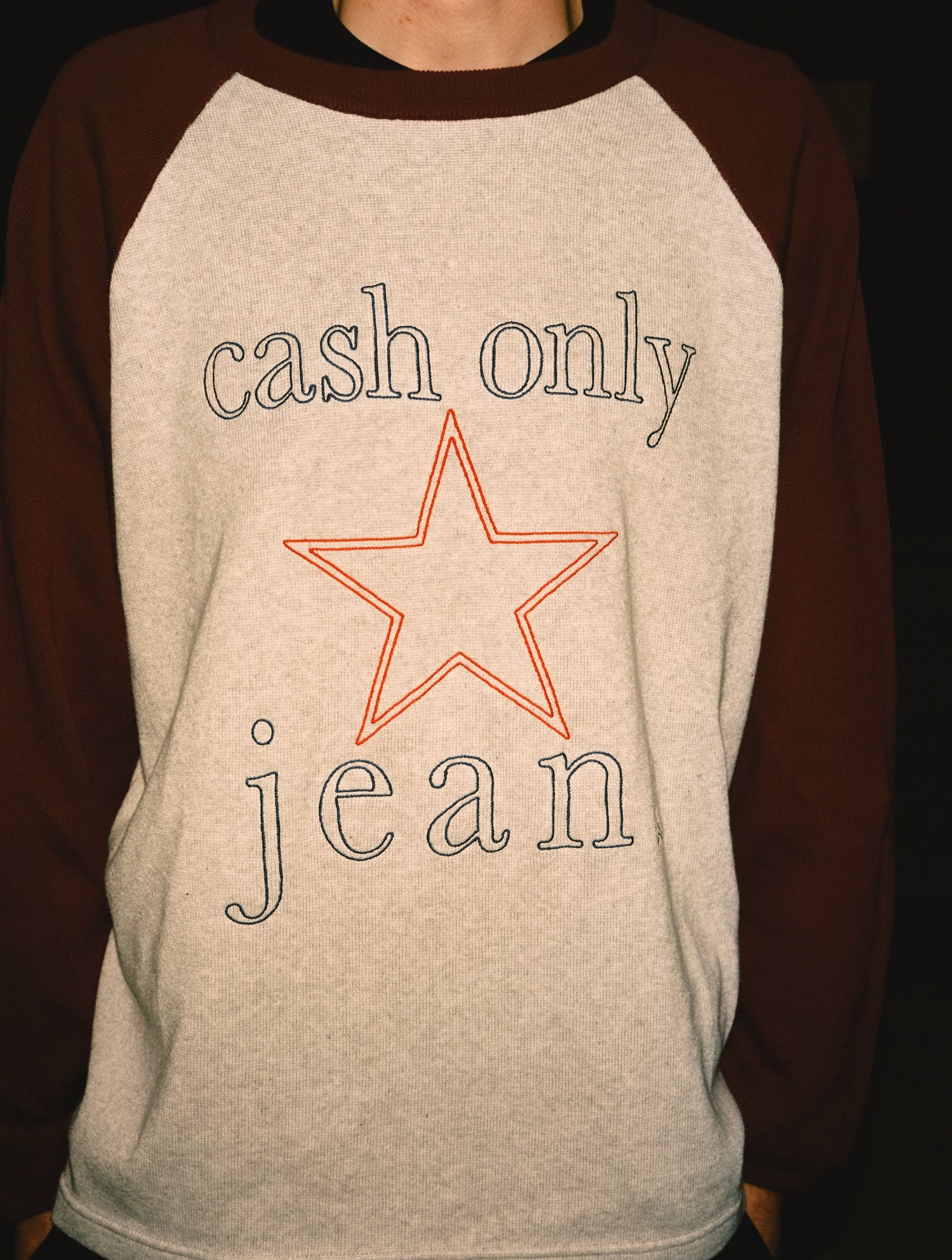 Star Knitted Sweater, Navy / Black
