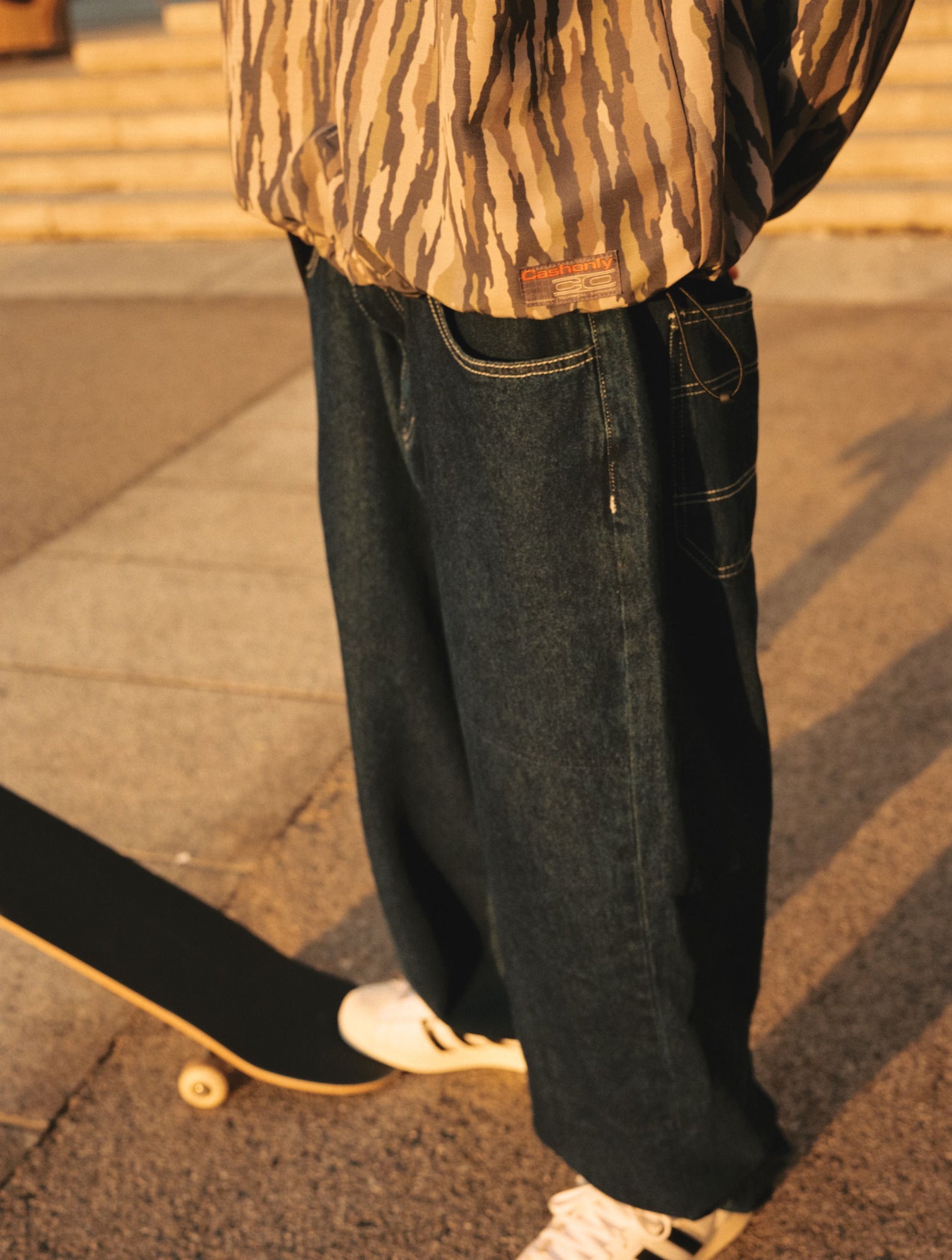 Aleka Denim Jeans, Dark Indigo