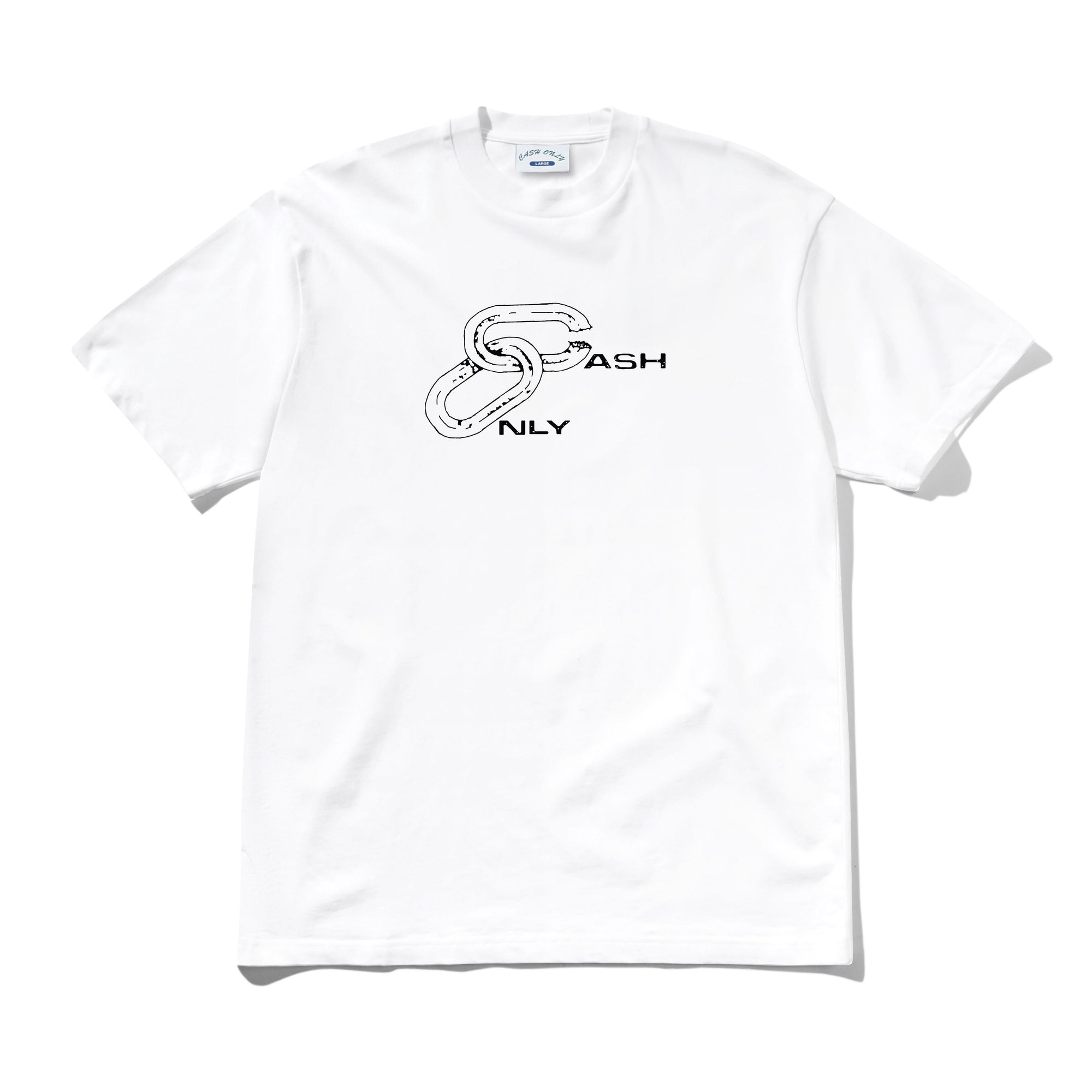 Chain Tee, White