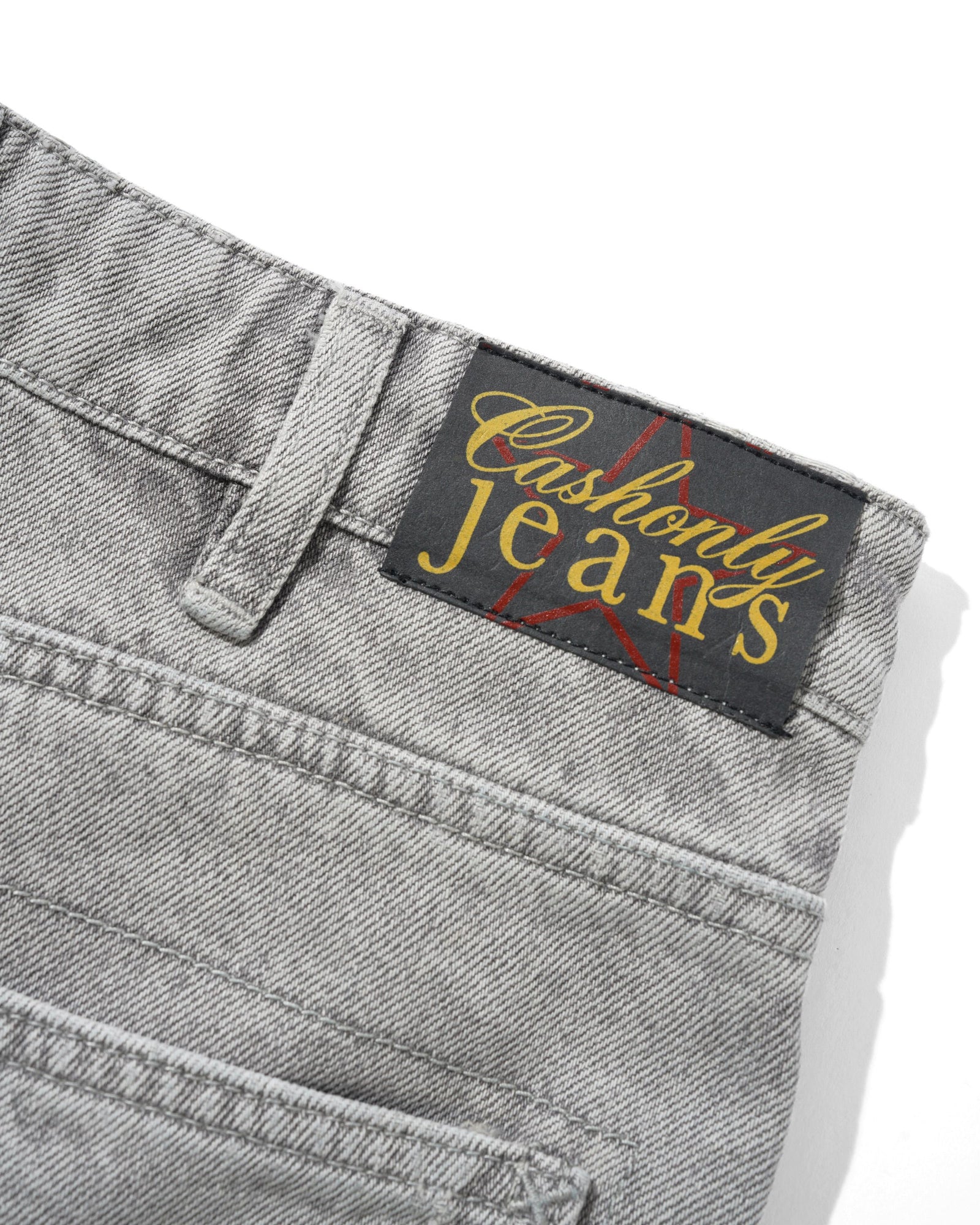 Club Denim Shorts, Washed Grey