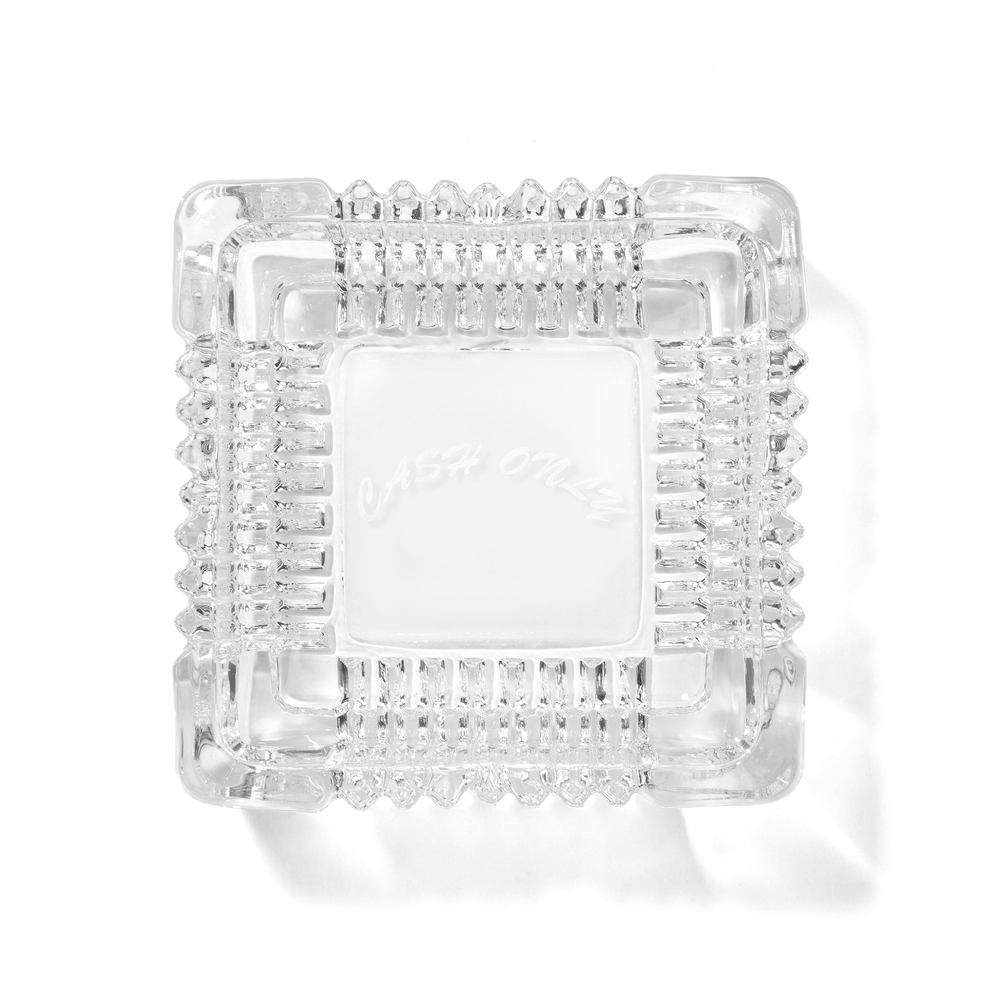 Crystal Ash Tray, Clear