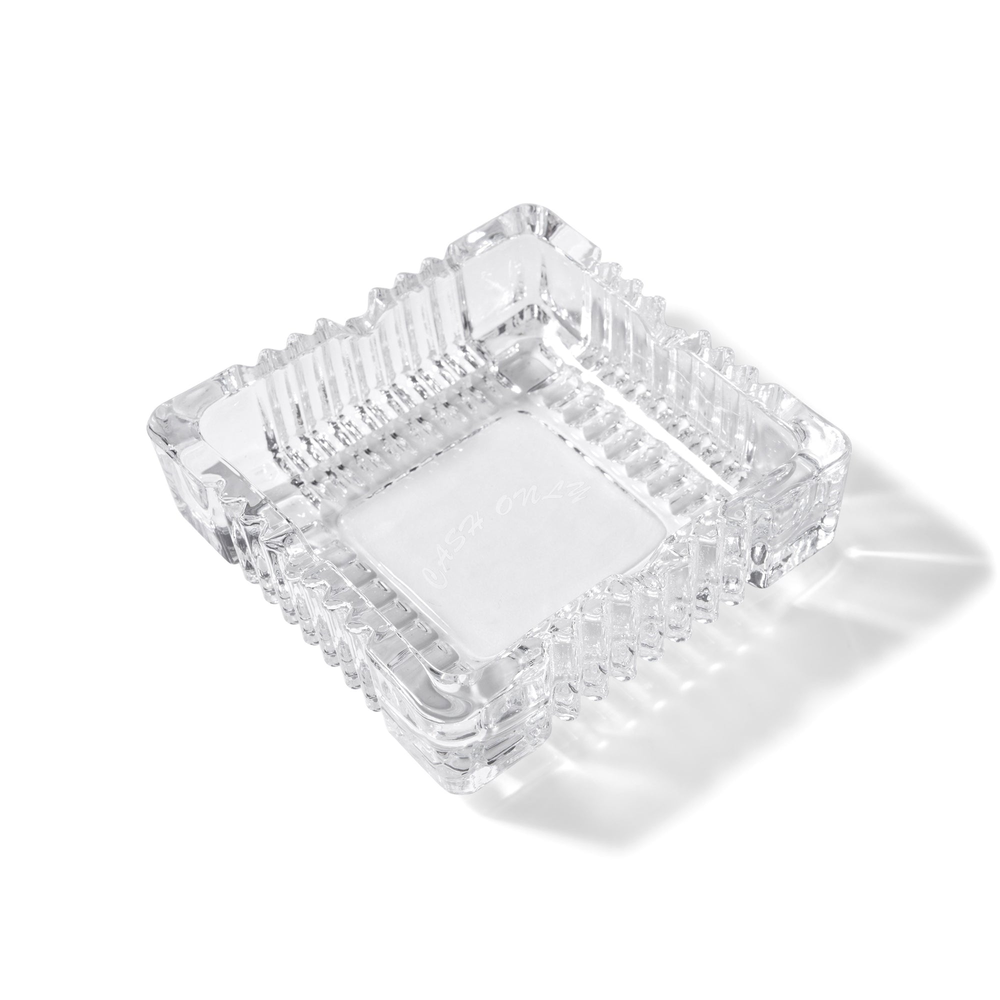 Crystal Ash Tray, Clear