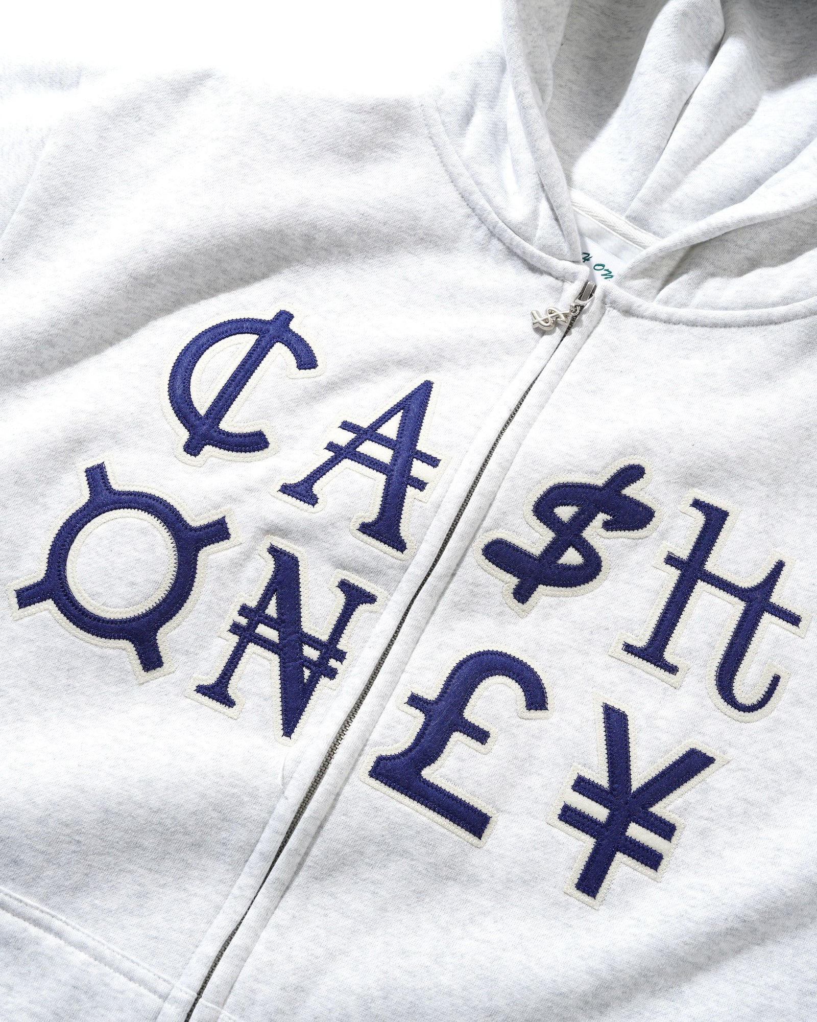 Currency Zip-Thru Hood, Ash