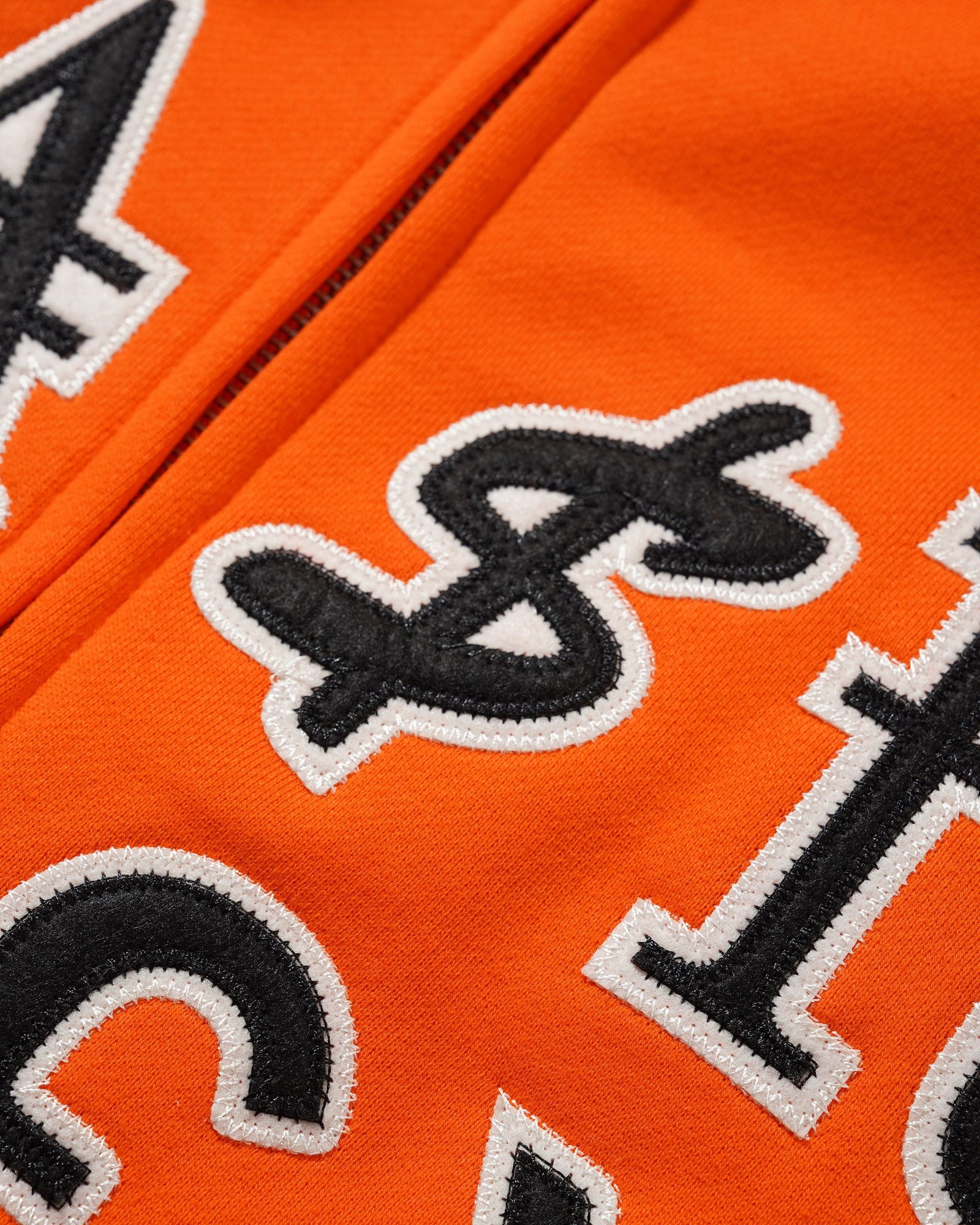 Currency Zip-Thru Hood, Orange