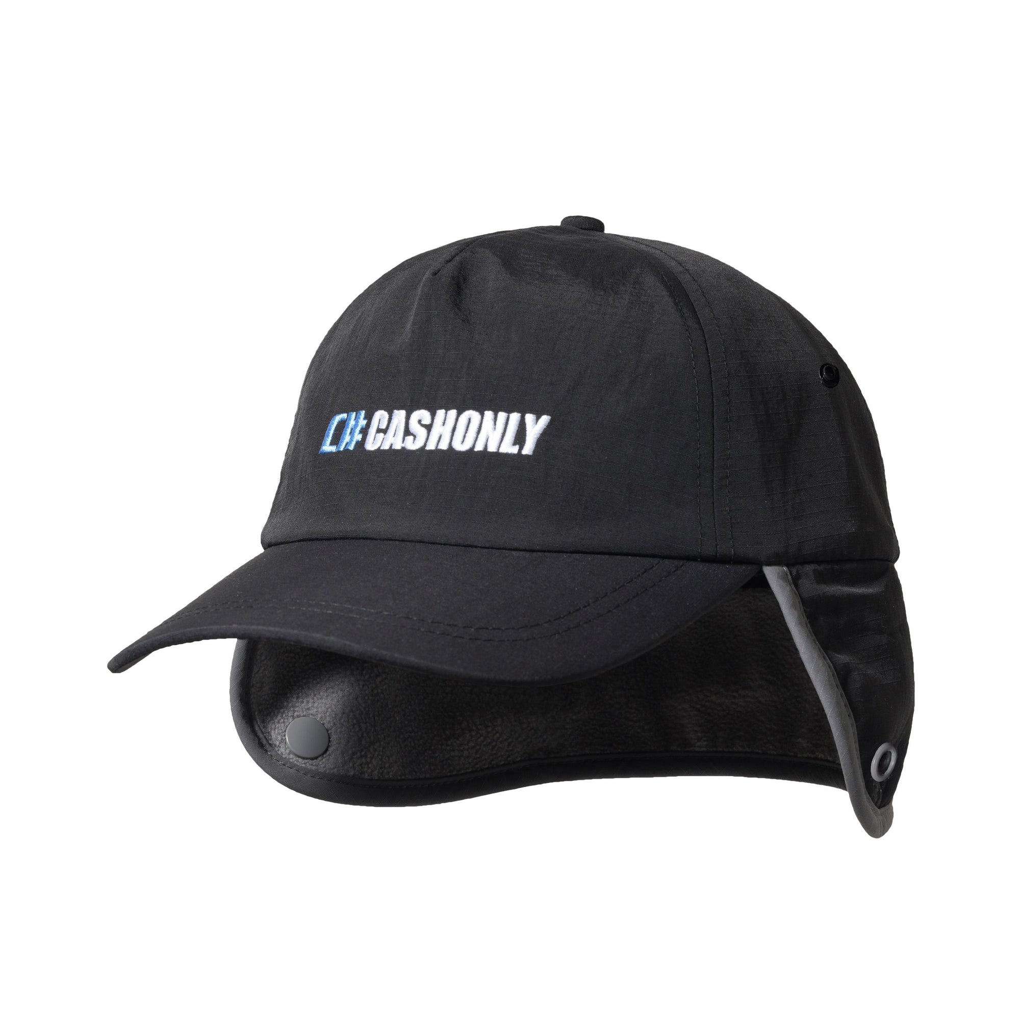 Numeric Flap Cap, Black