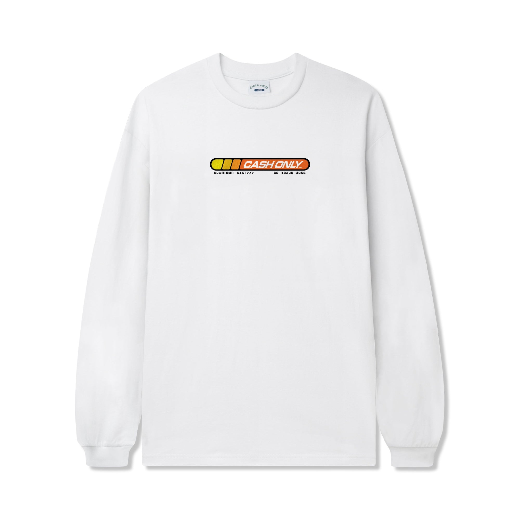 Gauge L/S Tee, White