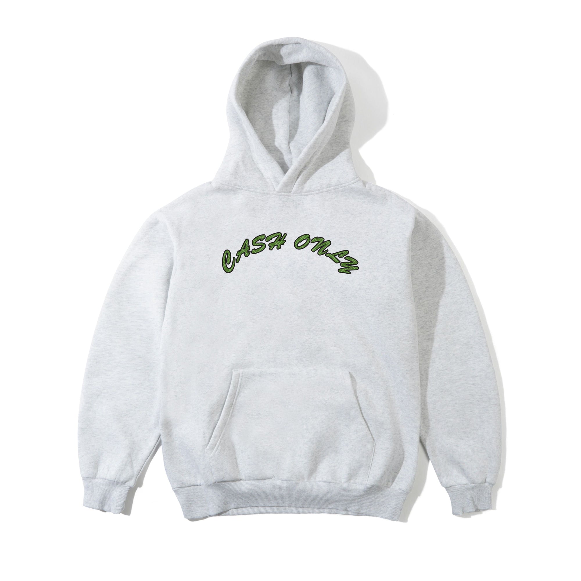 Grid Logo Pullover Hood, Ash