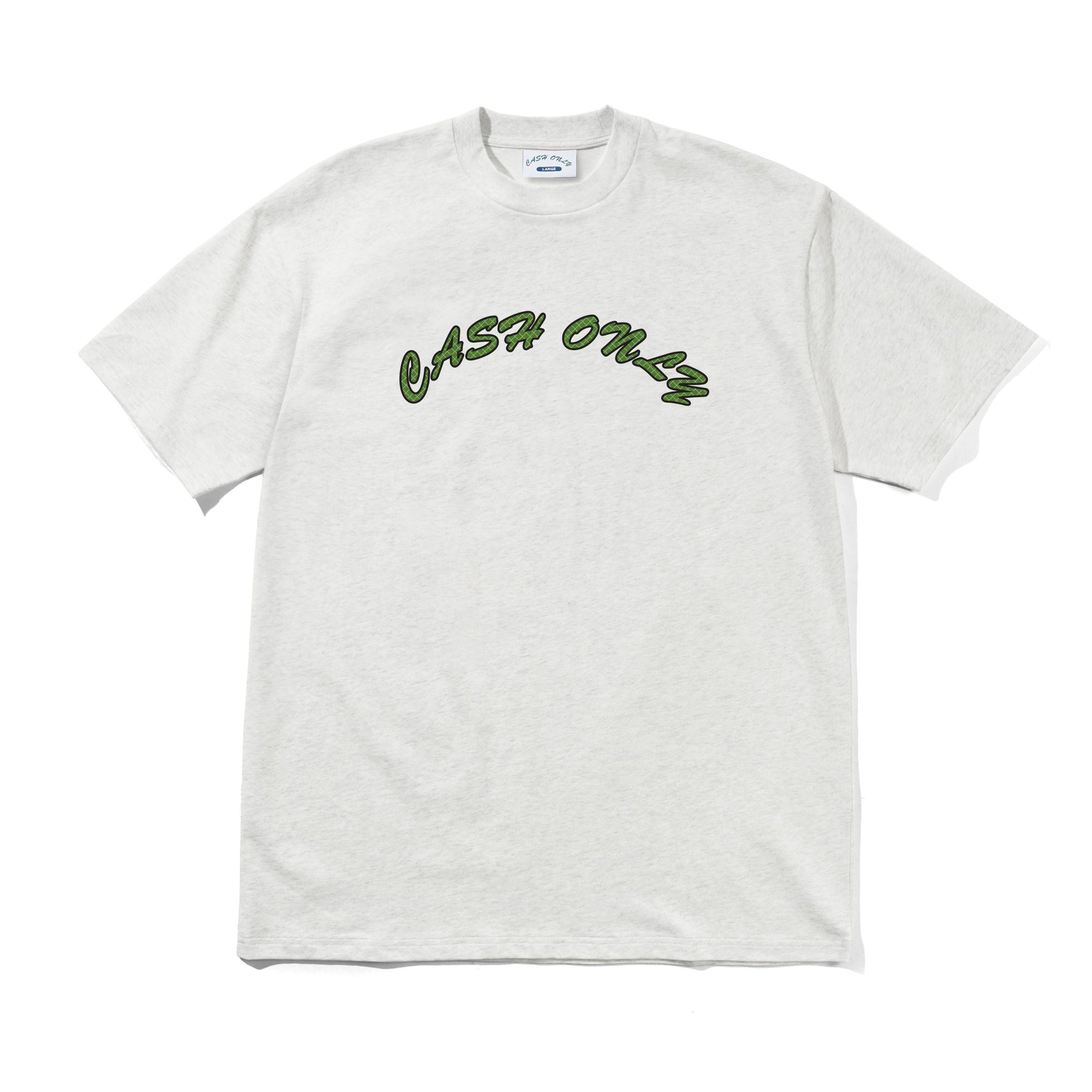 Grid Logo Tee, Ash