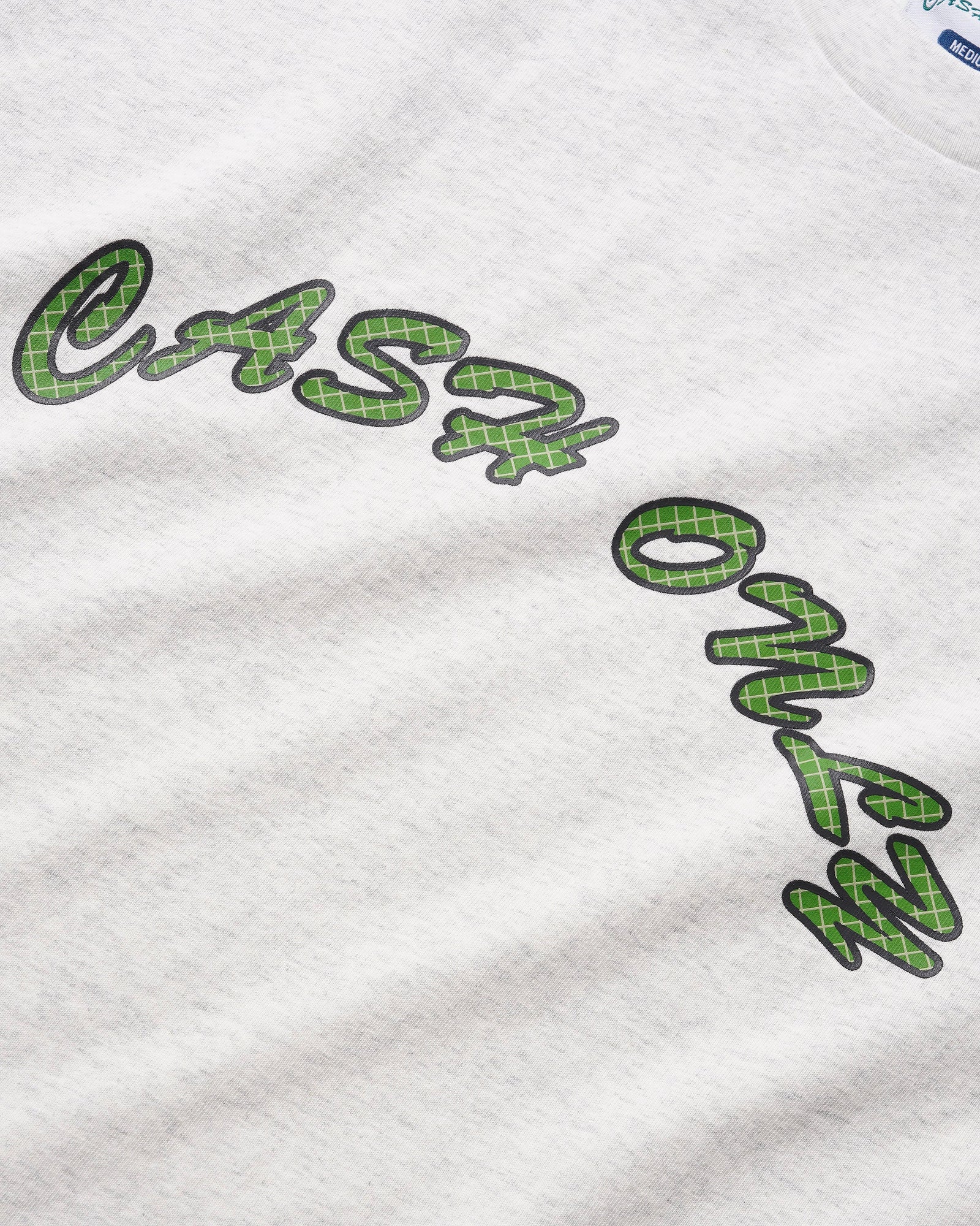Grid Logo Tee, Ash