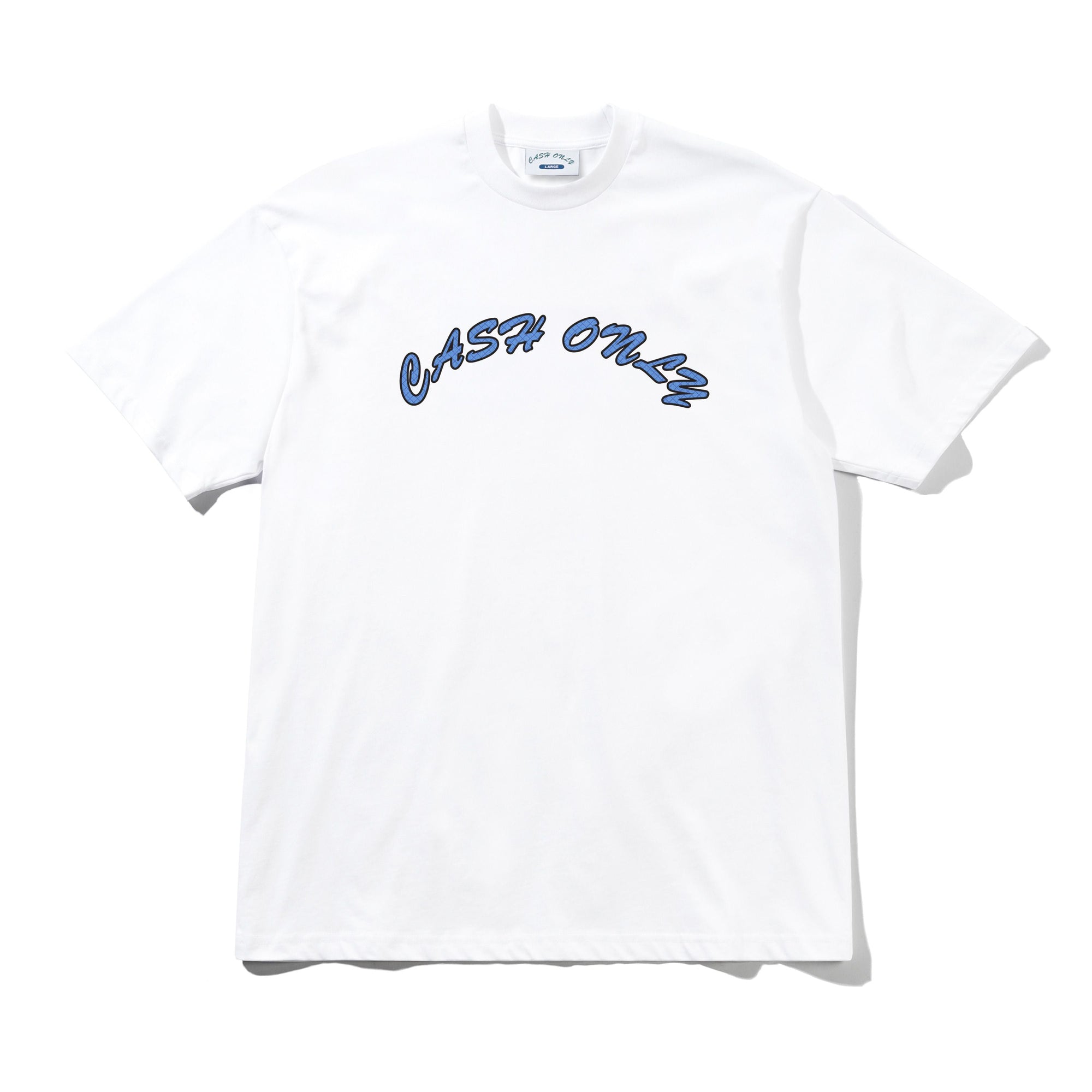Grid Logo Tee, White