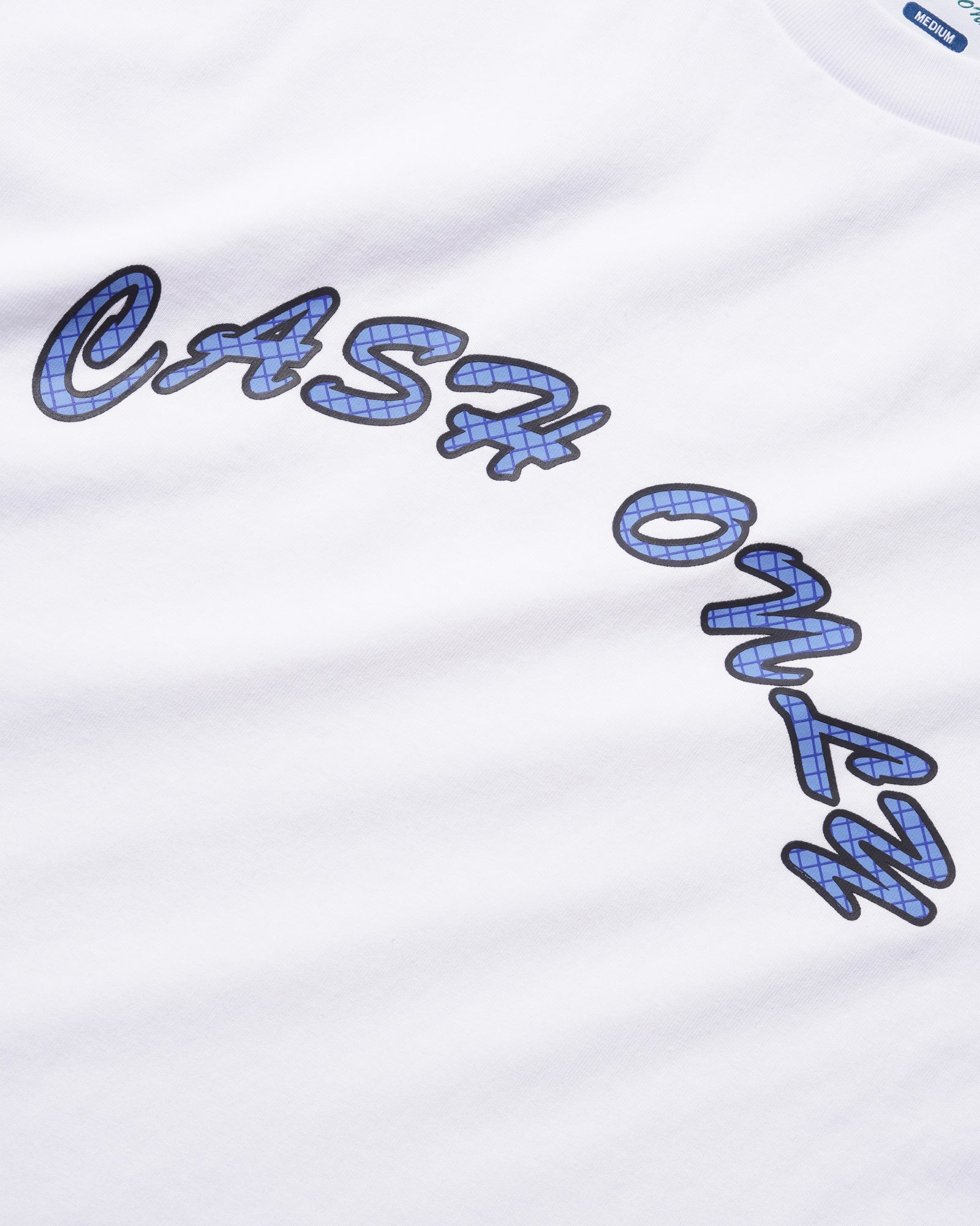 Grid Logo Tee, White