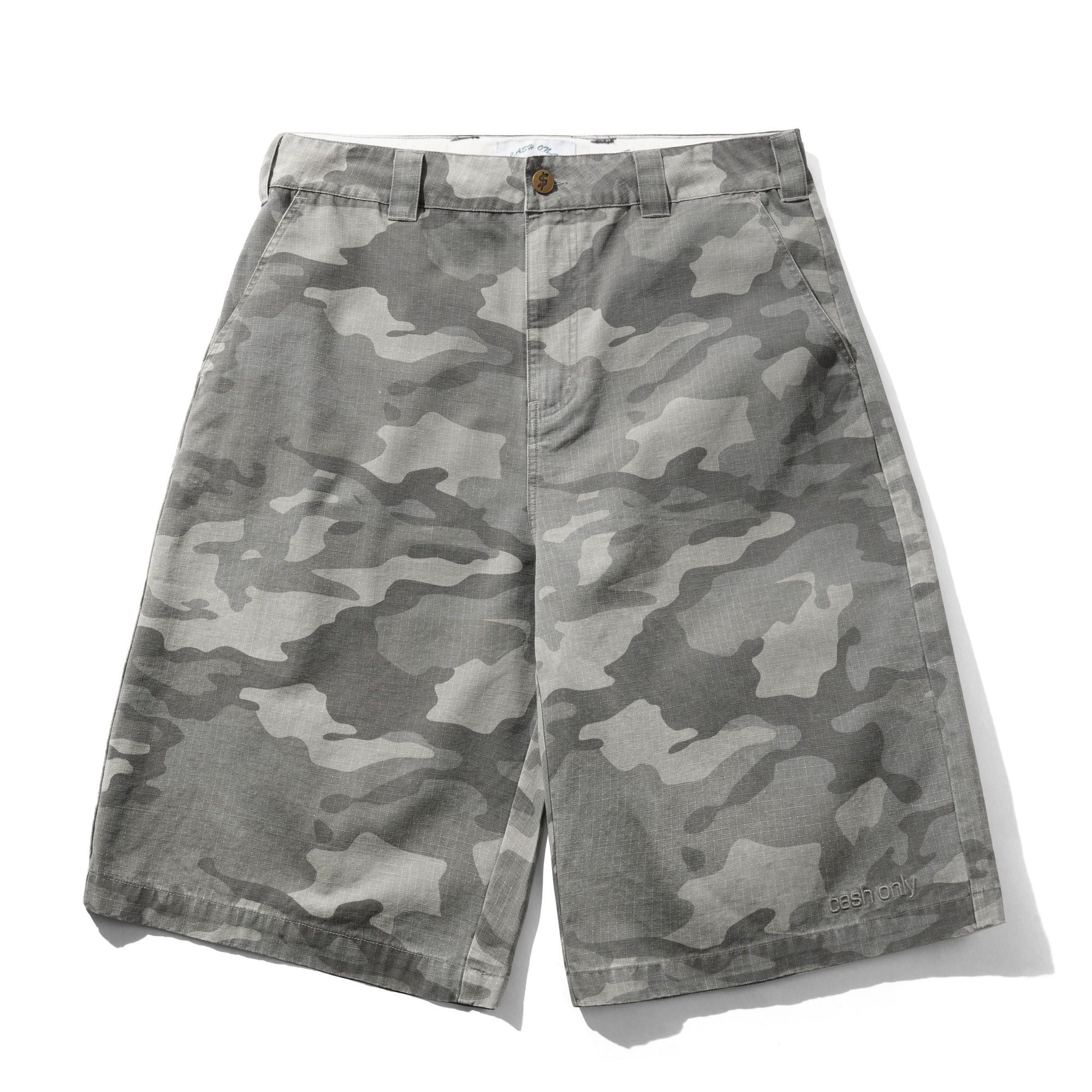Halfway Shorts, Grey Camo Ripstop