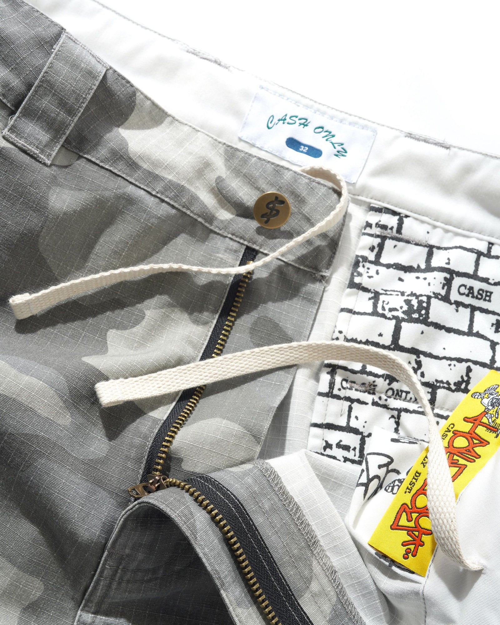 Halfway Shorts, Grey Camo Ripstop