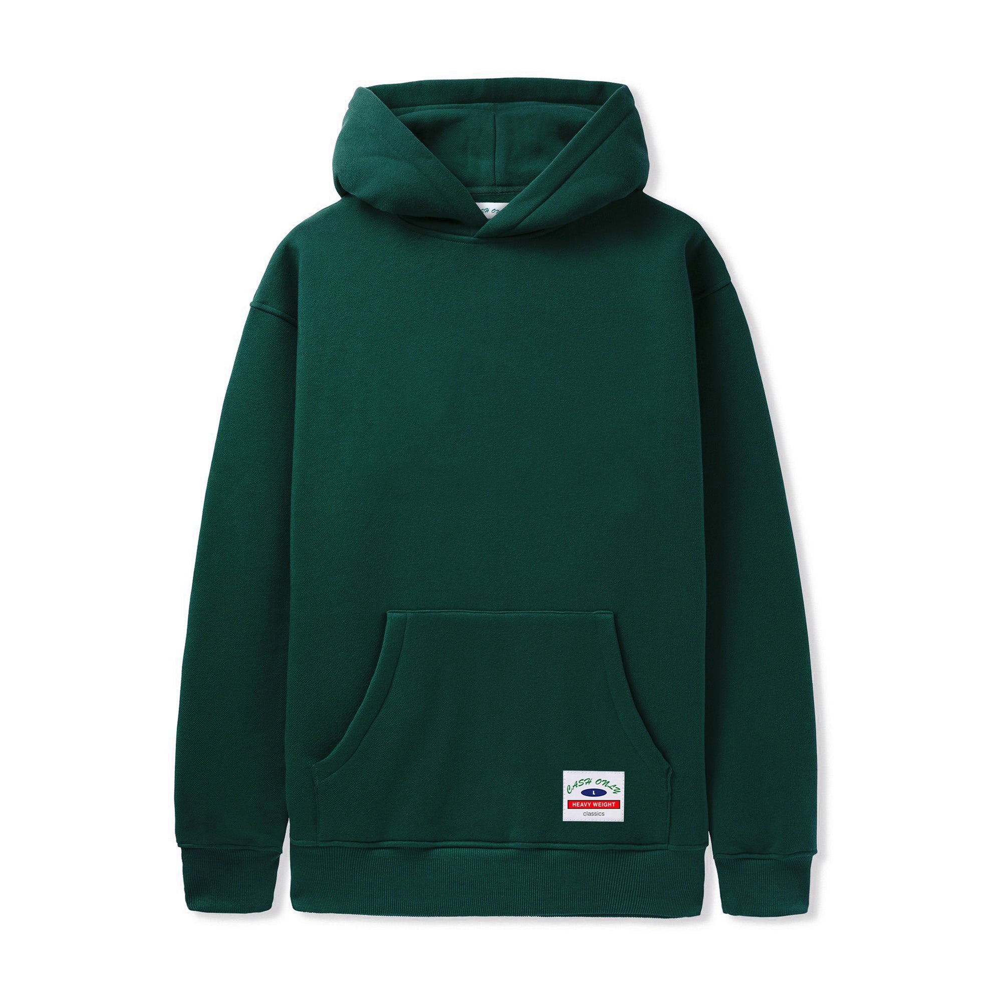 Heavy-Weight Basic Pullover Hood, Forest