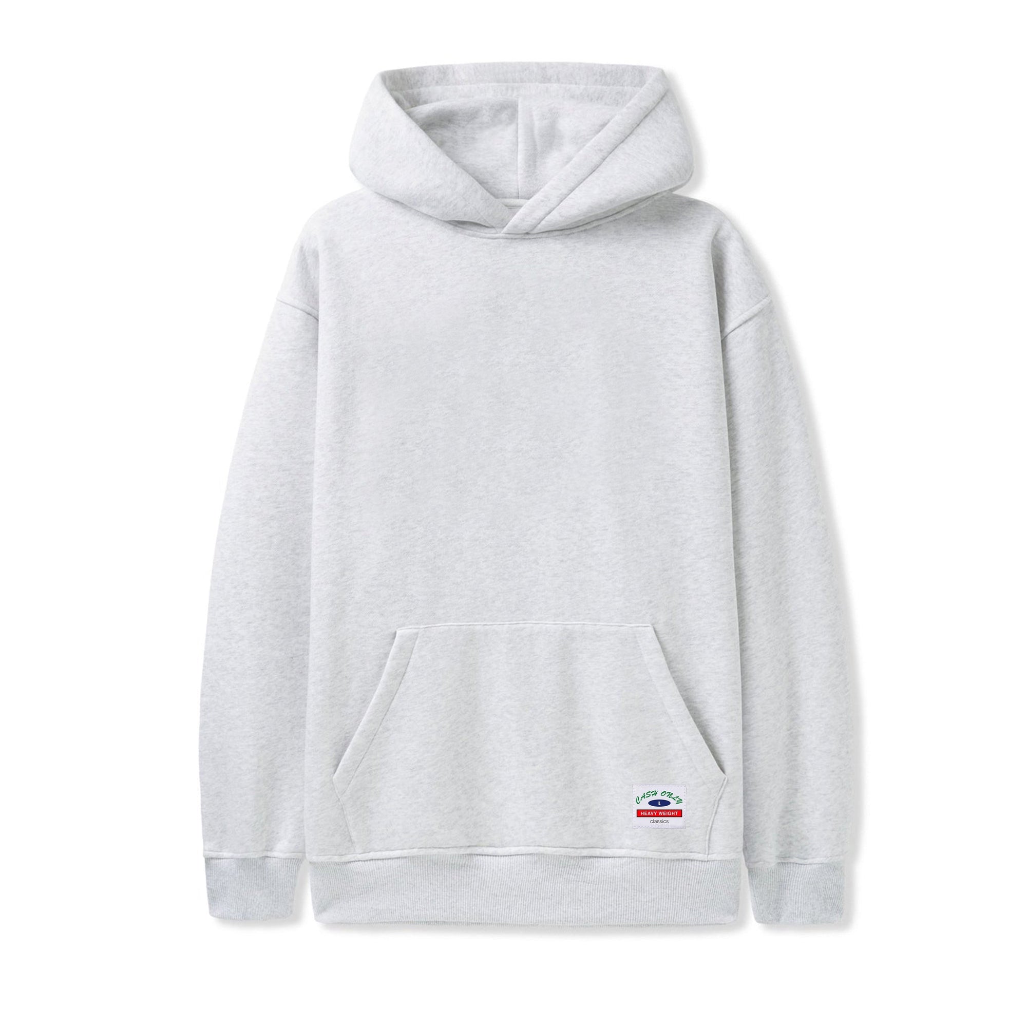 Heavy-Weight Basic Pullover Hood, Ash