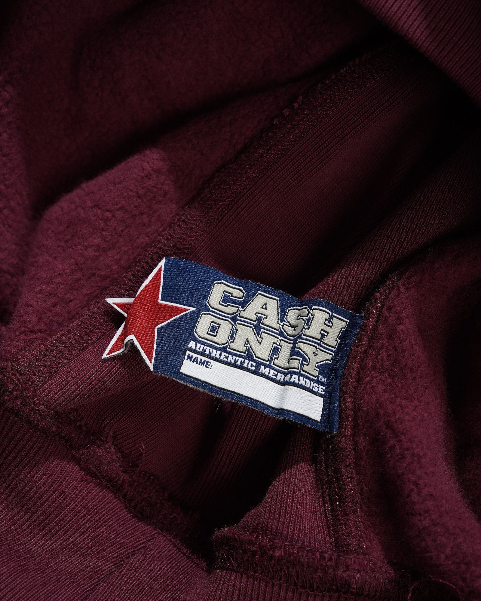 Heavy-Weight Pullover Hood, Berry