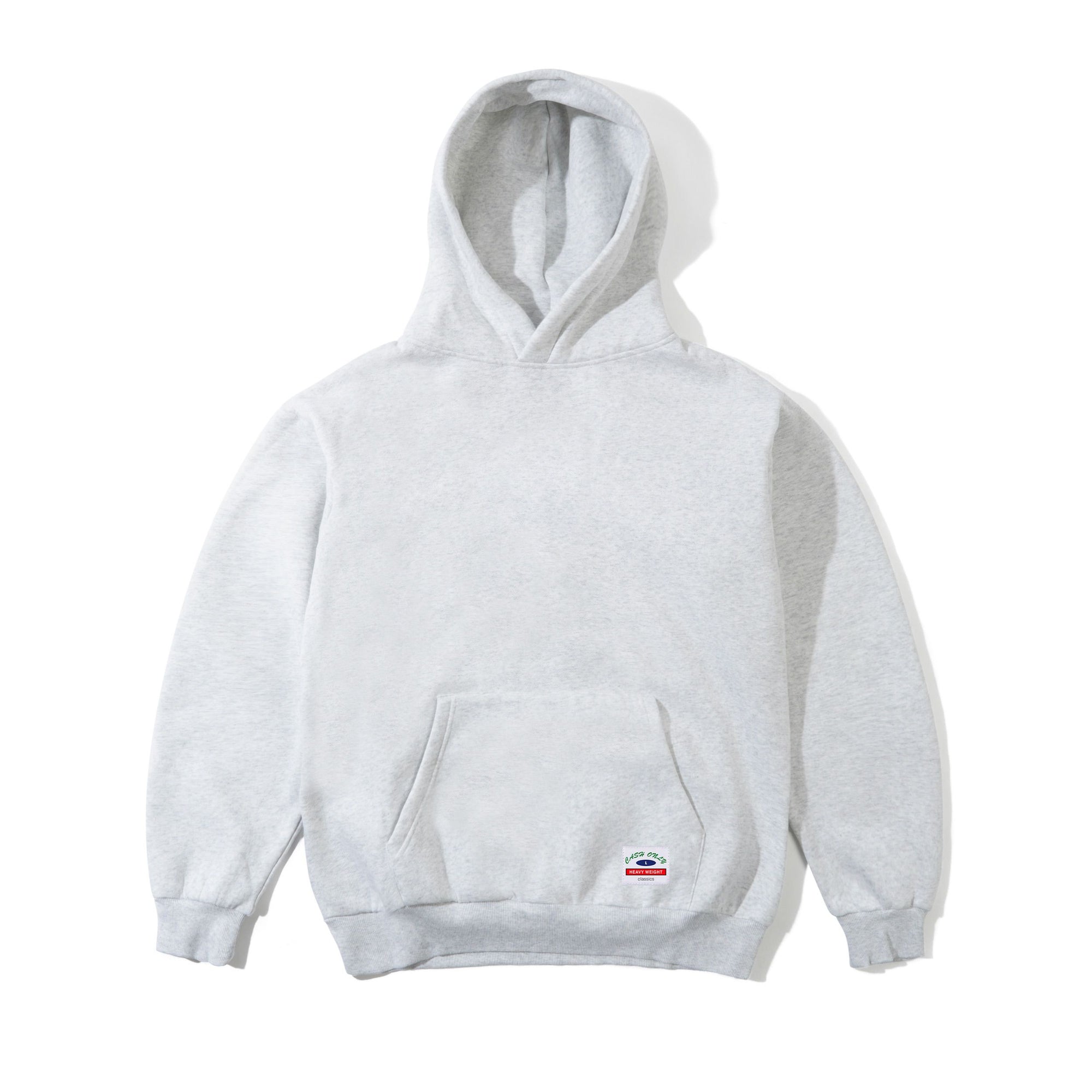 Heavy-Weight Basic Pullover Hood, Ash