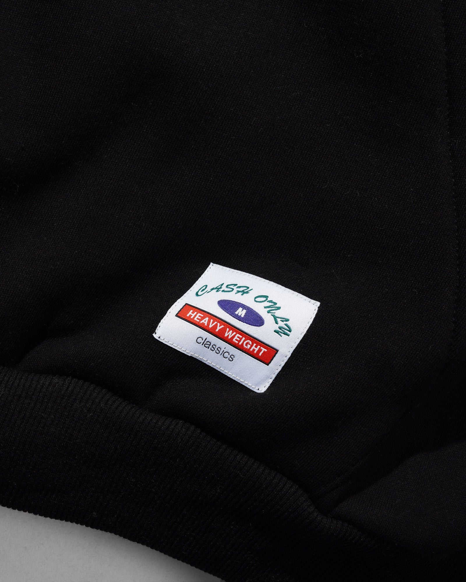 Heavy-Weight Basic Pullover Hood, Black