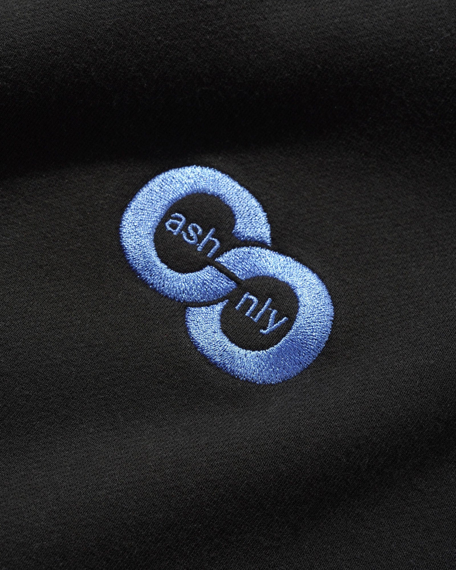 Linked Pigment Dye Pullover Hood, Washed Black