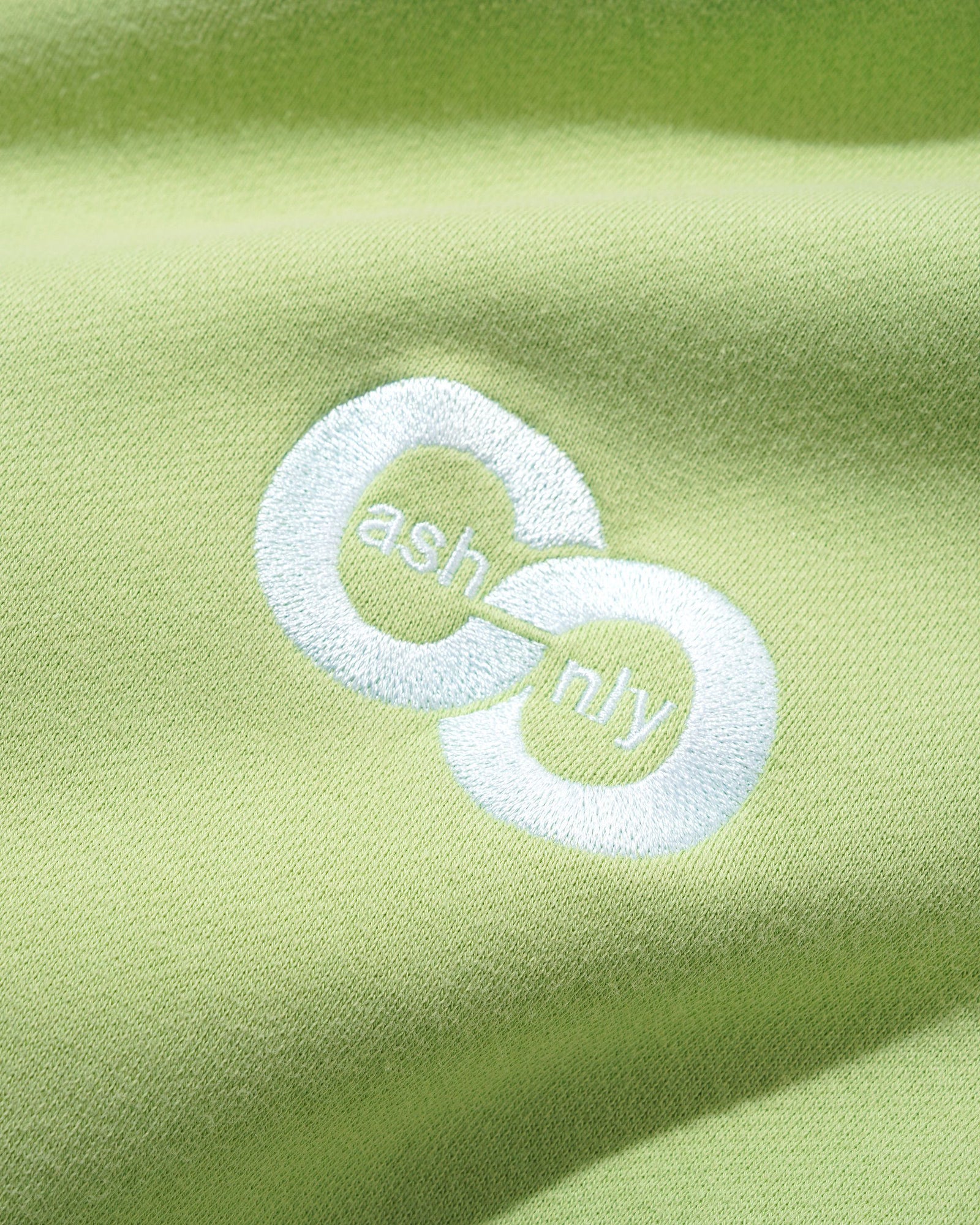 Linked Pigment Dye Pullover Hood, Washed Pistachio