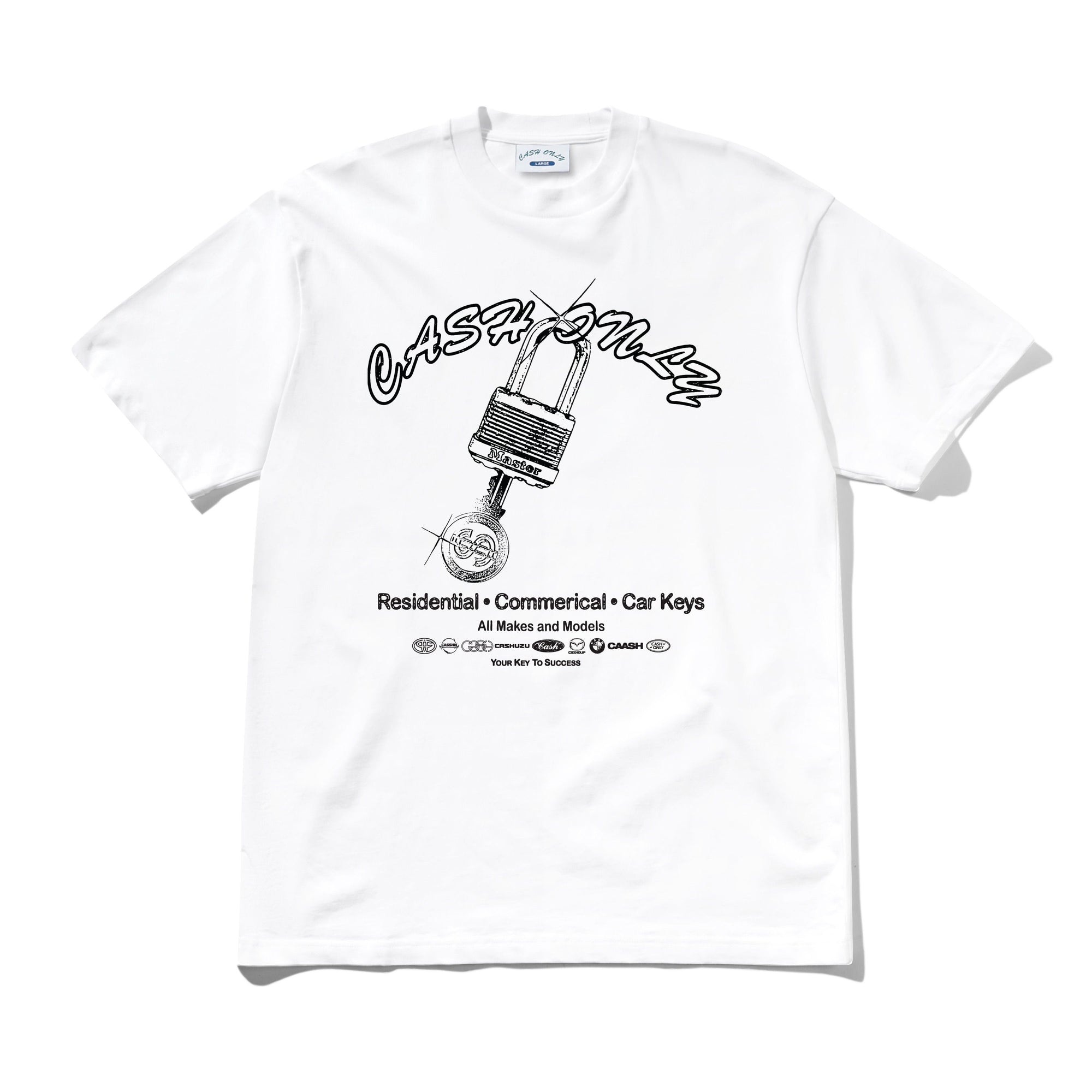 Locksmith Tee, White