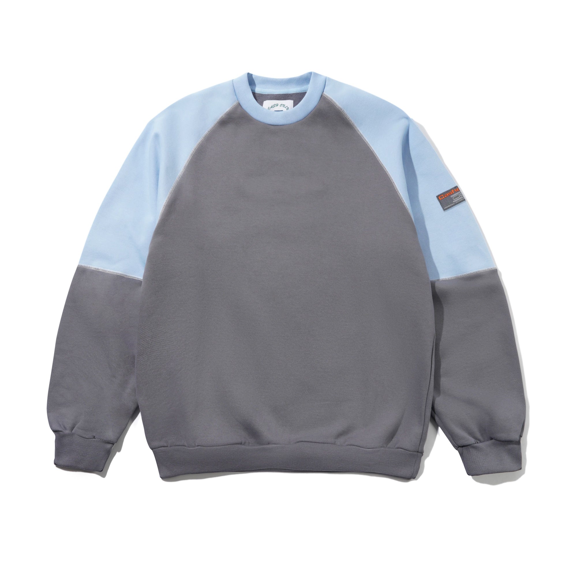 Motion Panel Crewneck, Slate / Light Blue