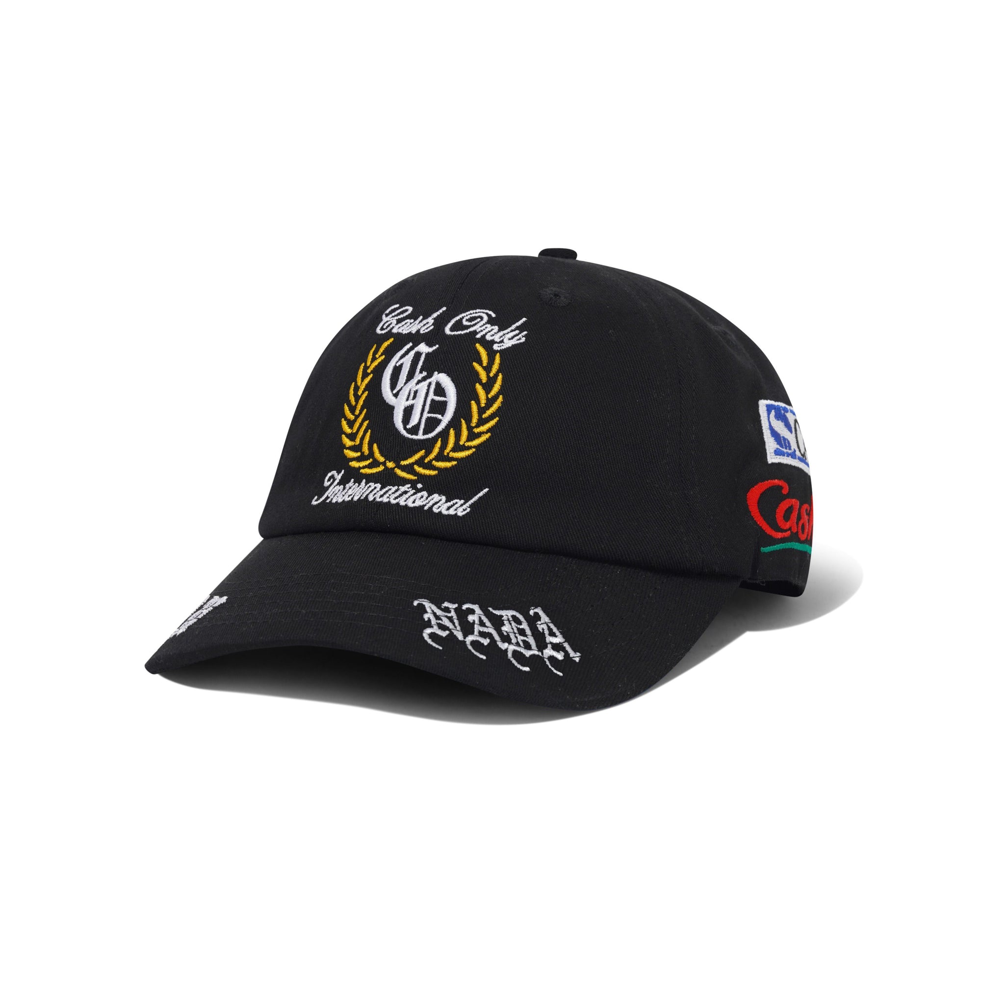 Nada 6 Panel Cap, Black
