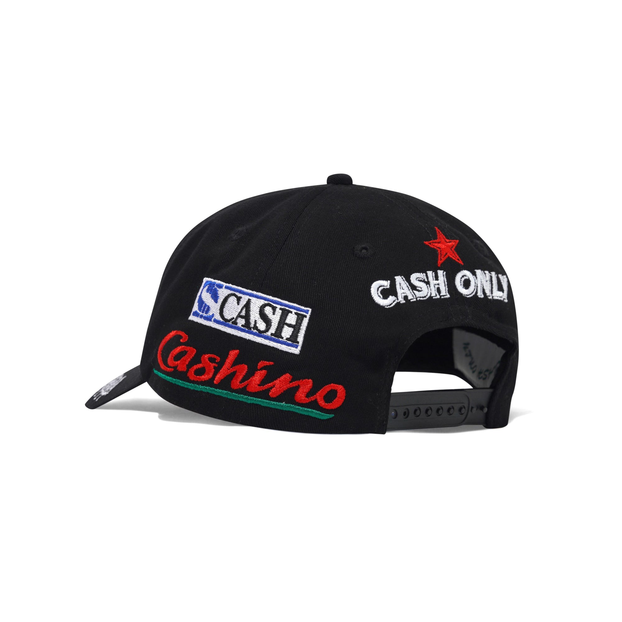 Nada 6 Panel Cap, Black