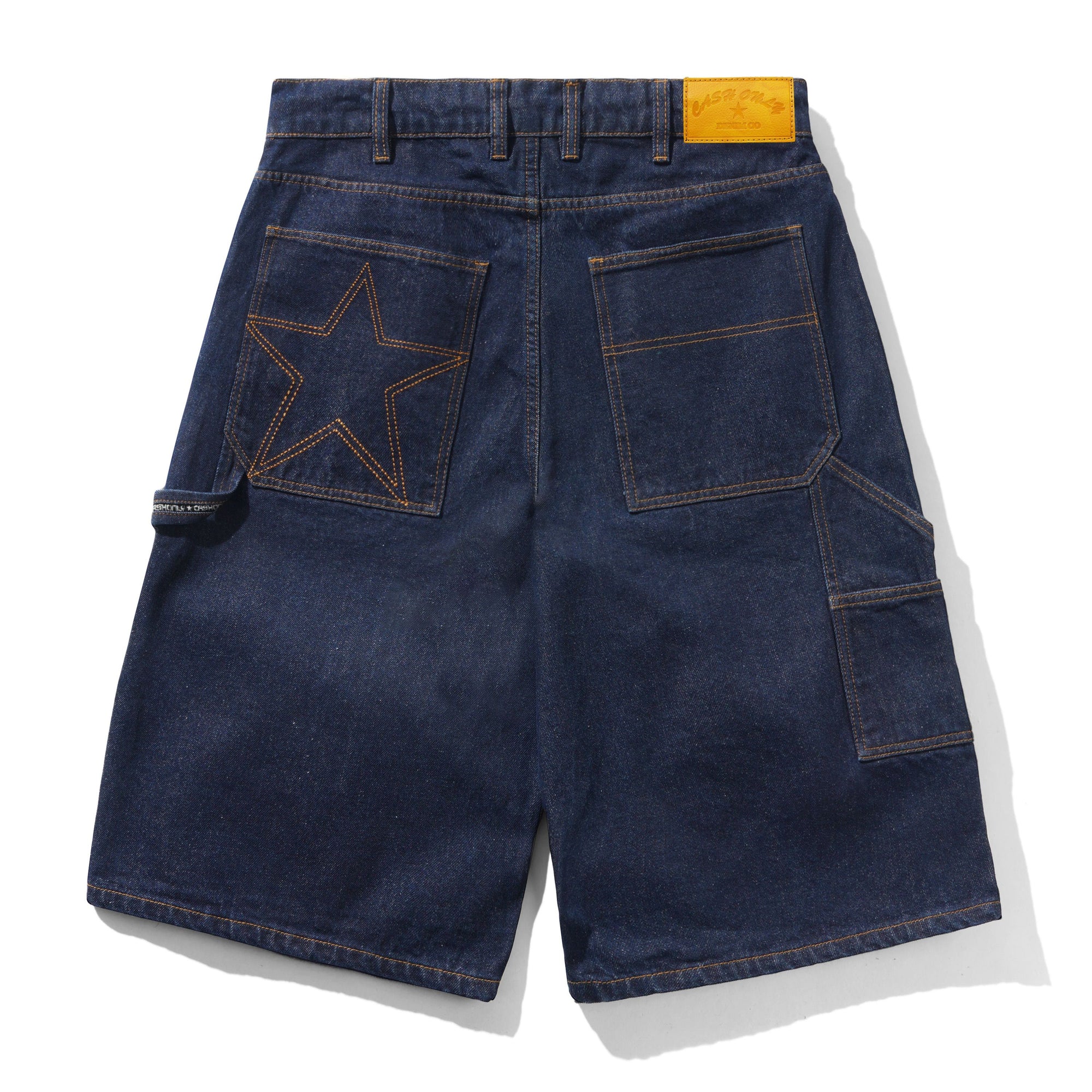 Point Denim Shorts, Raw Denim