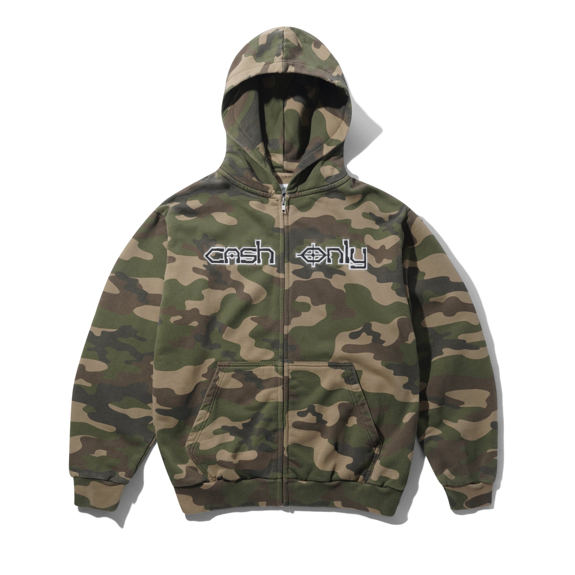 Protocol Zip-Thru Hood, Washed Camo
