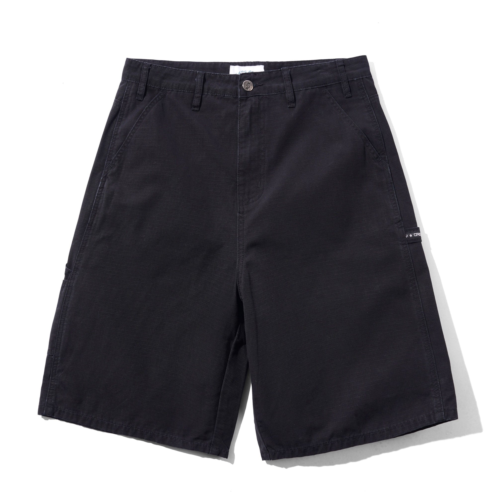 Ripstop Carpenter Shorts, Washed Black
