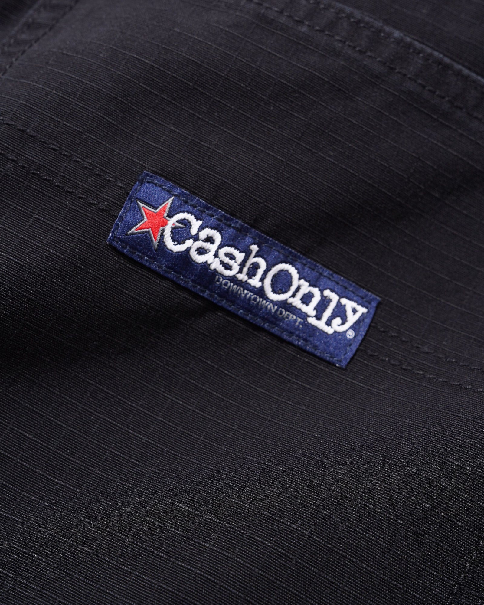 Ripstop Carpenter Shorts, Washed Black